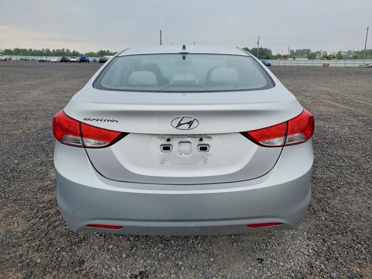 2013 Hyundai Elantra Gls Silver vin: 5NPDH4AE1DH211471