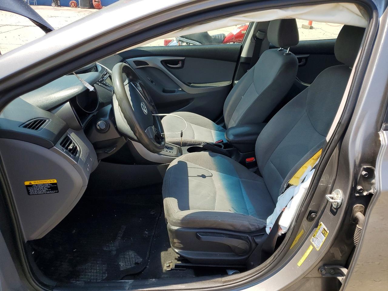 2013 Hyundai Elantra Gls Gray vin: 5NPDH4AE1DH211759