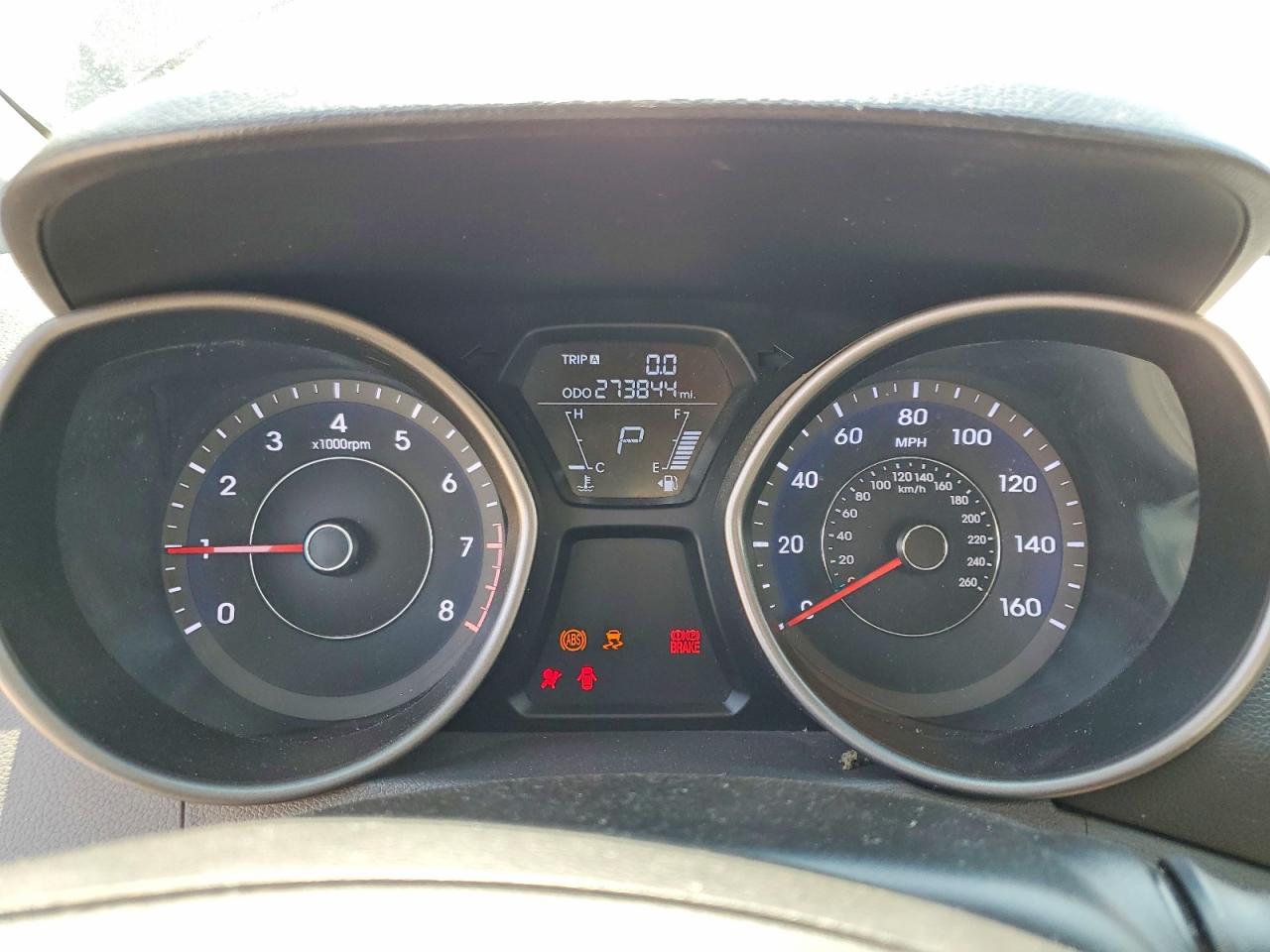2013 Hyundai Elantra Gls Gray vin: 5NPDH4AE1DH211759