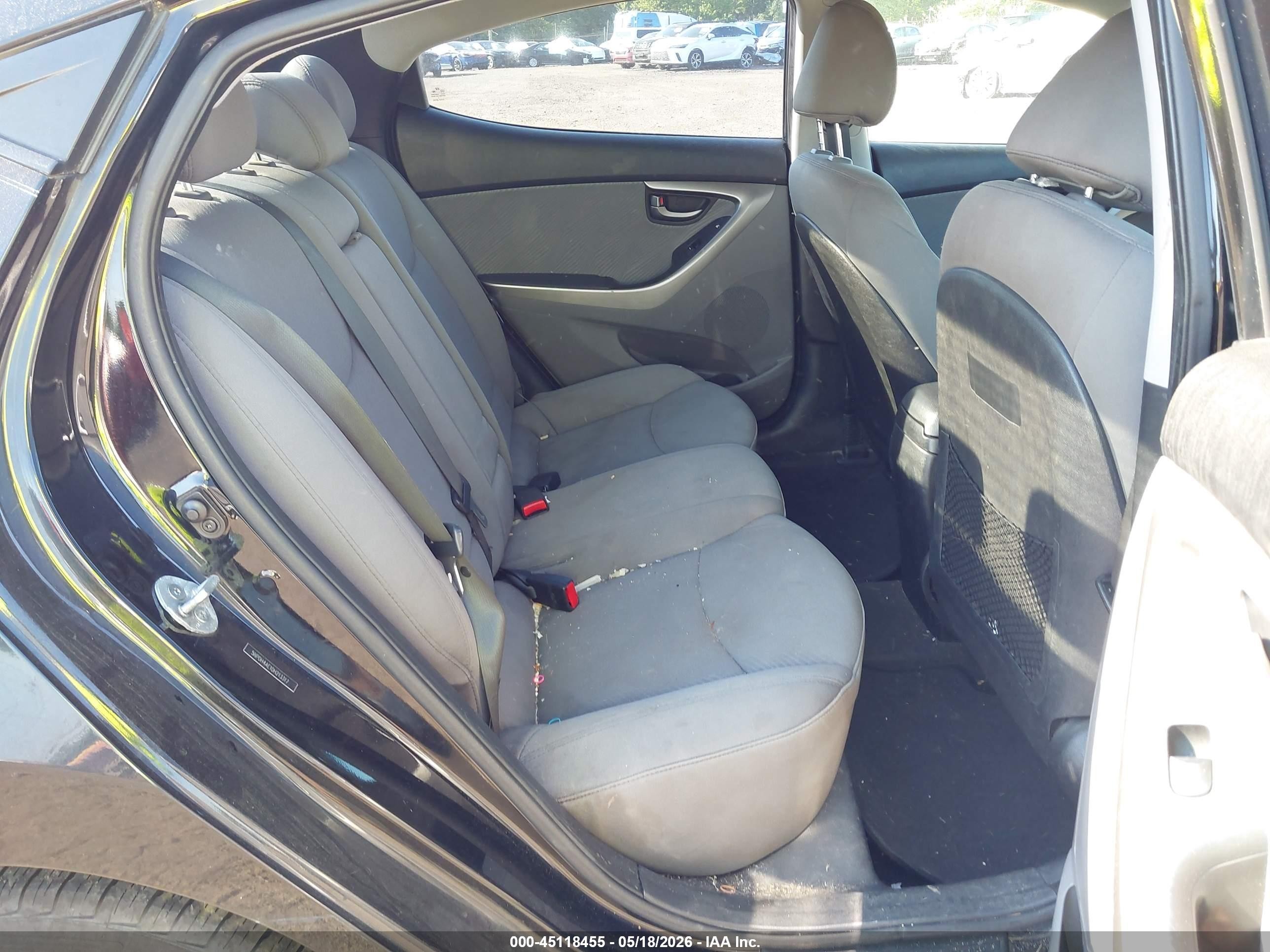 2013 Hyundai Elantra Gls Black vin: 5NPDH4AE1DH213317