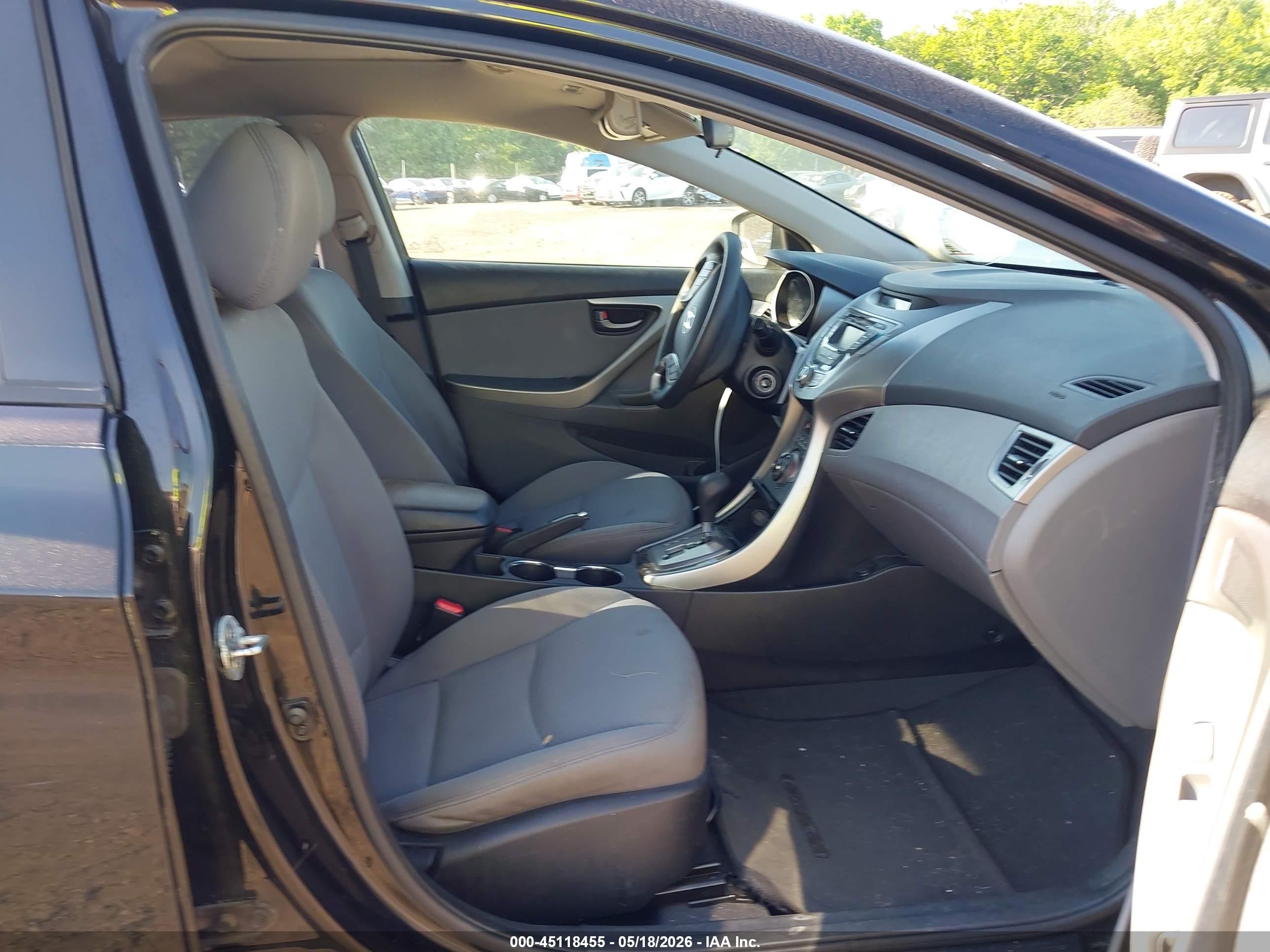 2013 Hyundai Elantra Gls Black vin: 5NPDH4AE1DH213317
