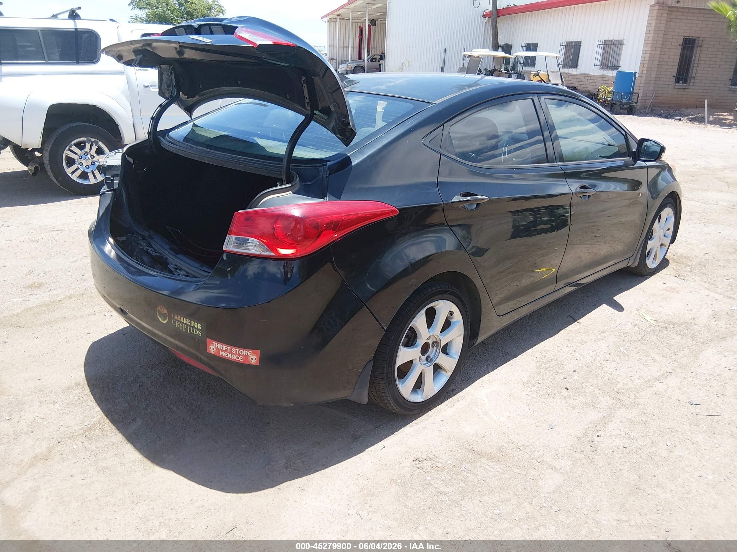 2013 Hyundai Elantra Limited Black vin: 5NPDH4AE1DH218856