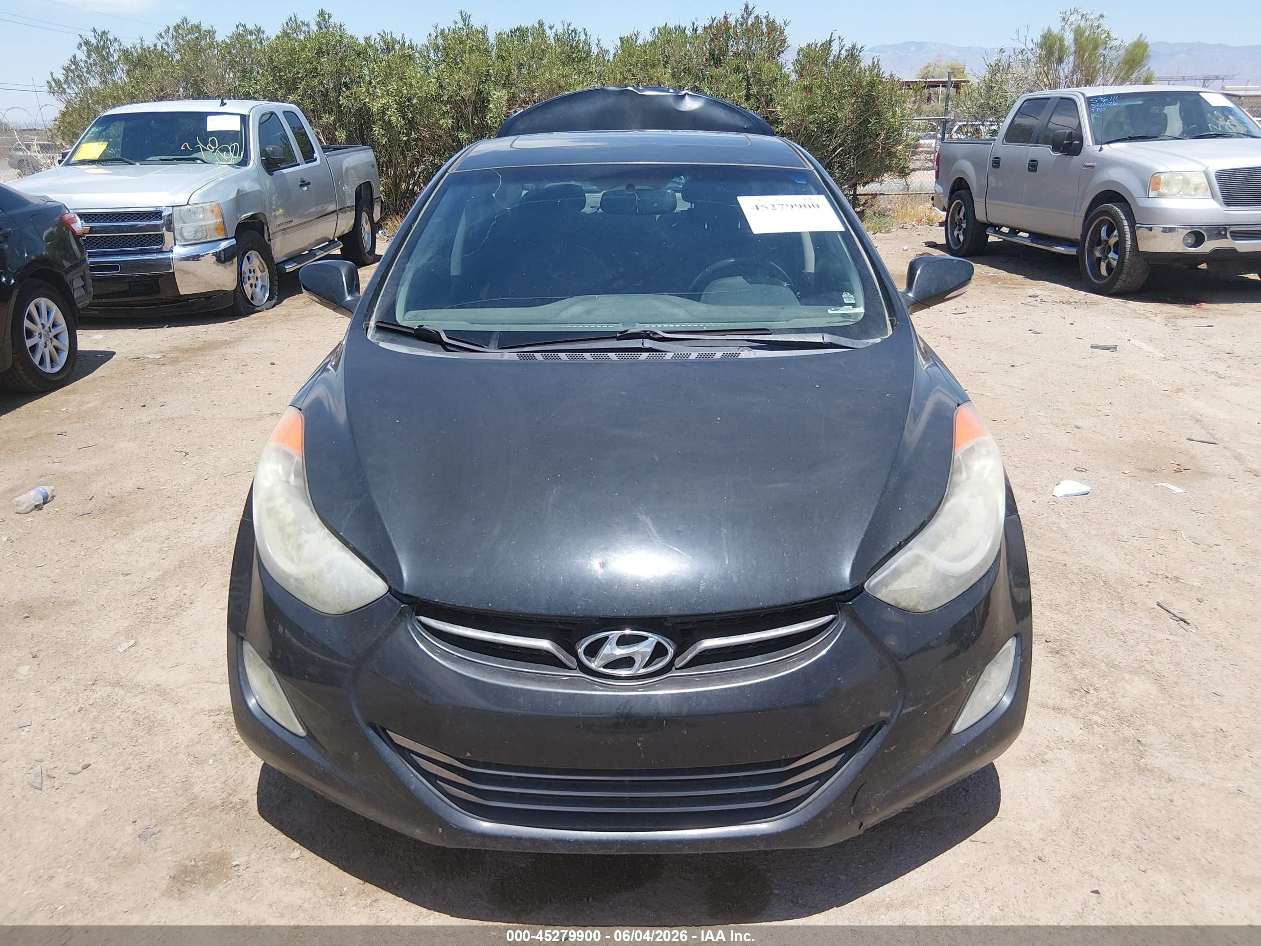 2013 Hyundai Elantra Limited Black vin: 5NPDH4AE1DH218856