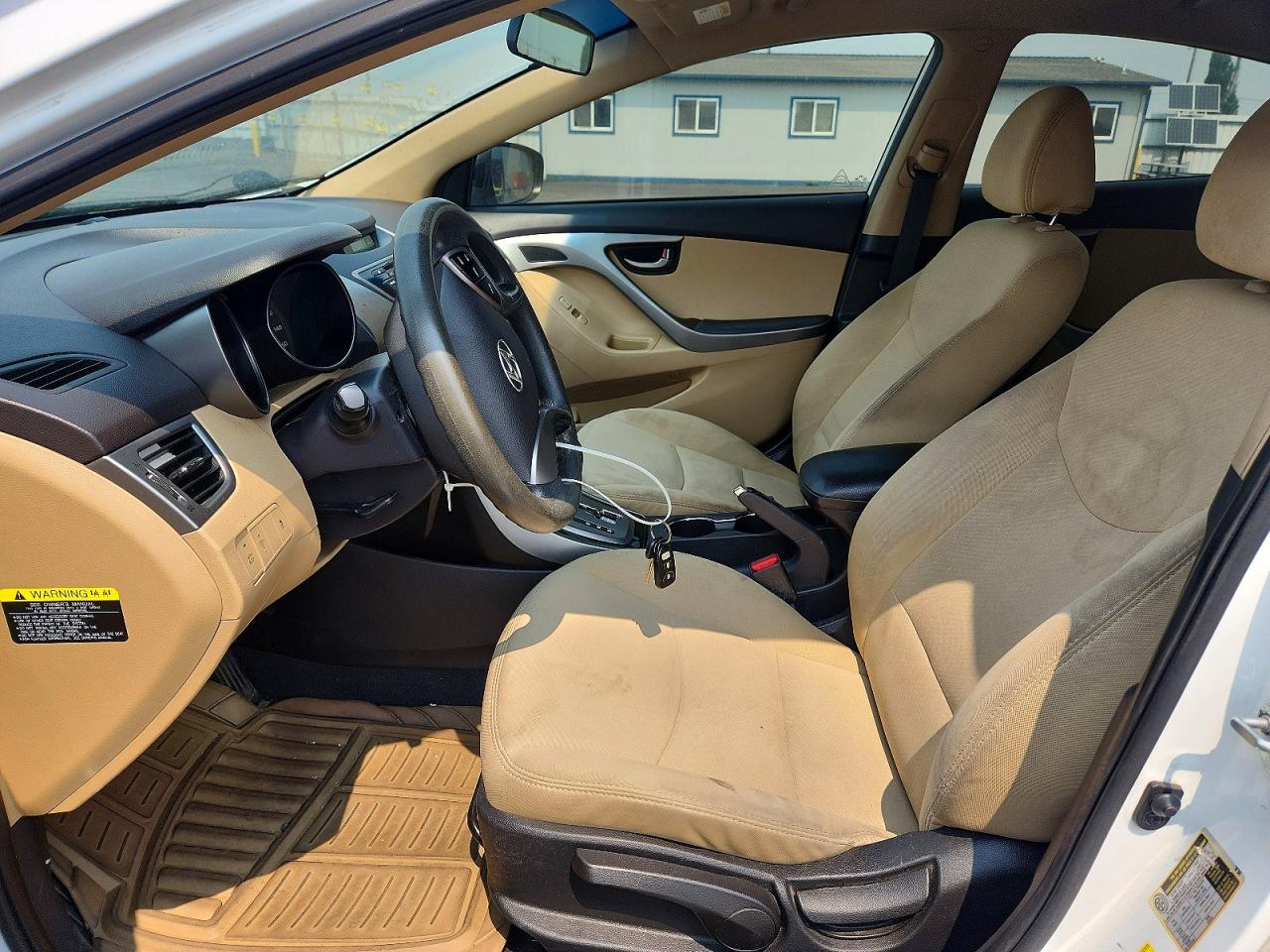 2013 Hyundai Elantra Gls White vin: 5NPDH4AE1DH225967