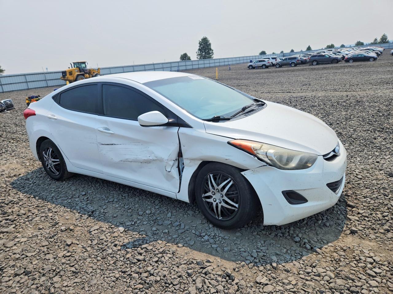 2013 Hyundai Elantra Gls White vin: 5NPDH4AE1DH225967