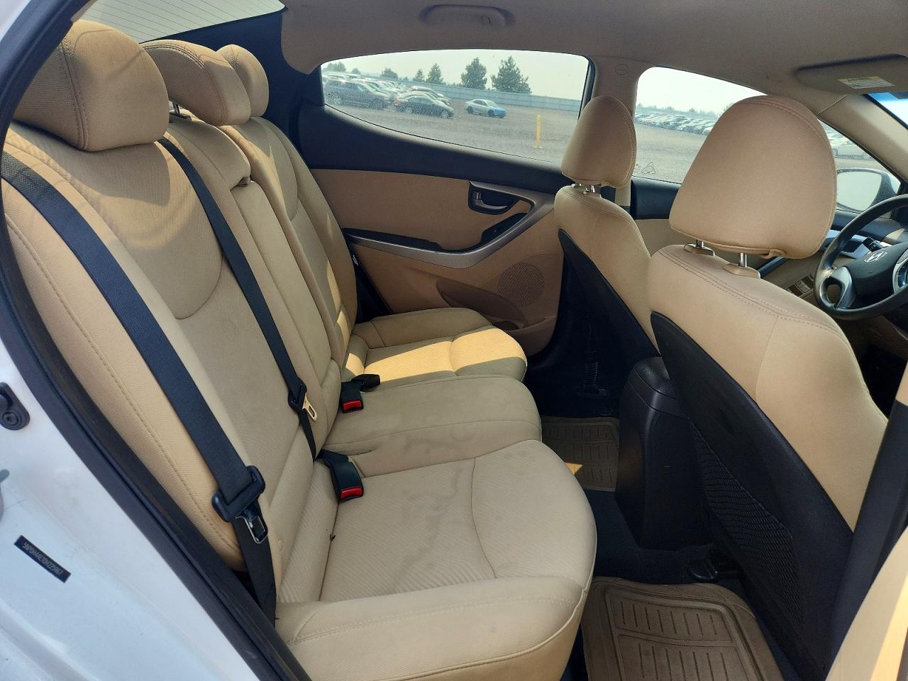 2013 Hyundai Elantra Gls White vin: 5NPDH4AE1DH225967
