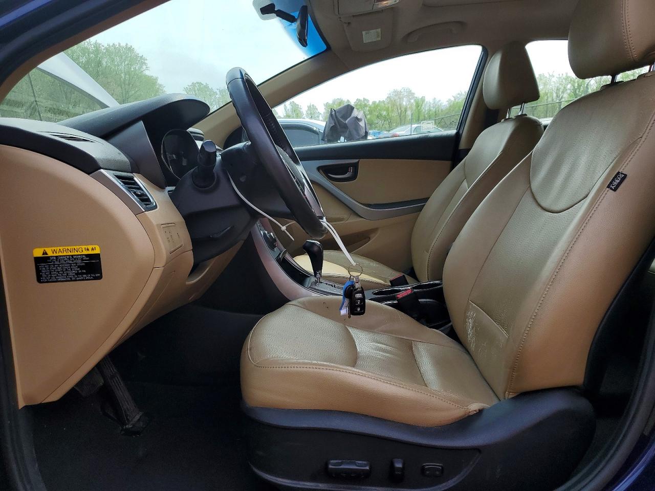 2013 Hyundai Elantra Limited Blue vin: 5NPDH4AE1DH226794