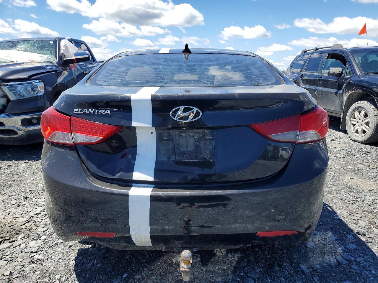 2013 Hyundai Elantra Gls Black vin: 5NPDH4AE1DH247158