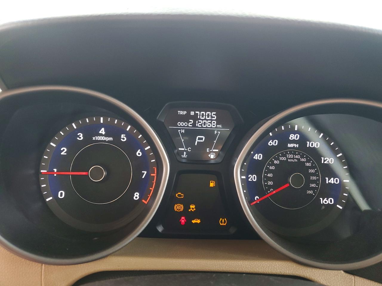 2013 Hyundai Elantra Gls Red vin: 5NPDH4AE1DH253414