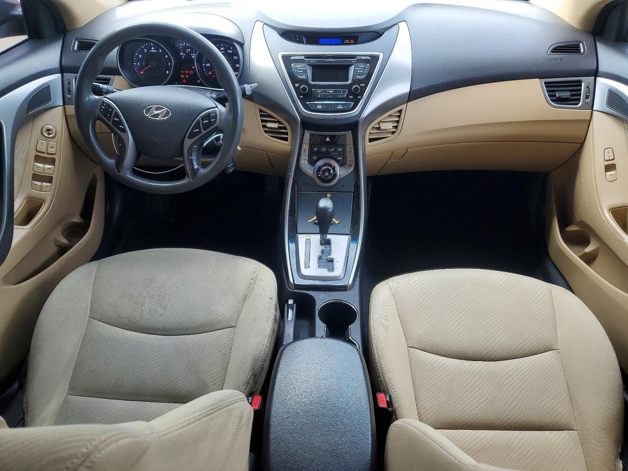 2013 Hyundai Elantra Gls Red vin: 5NPDH4AE1DH253414