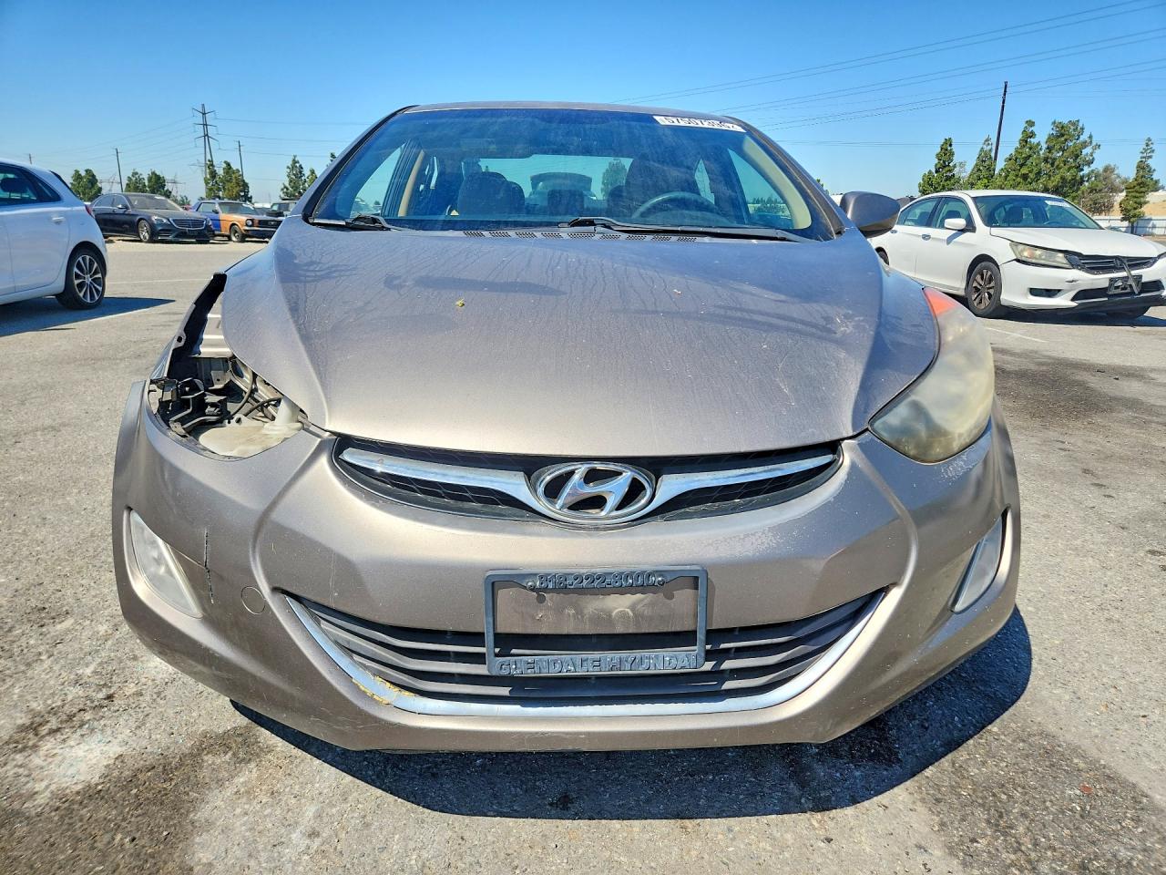 2013 Hyundai Elantra Gls Желто-коричневый vin: 5NPDH4AE1DH254238