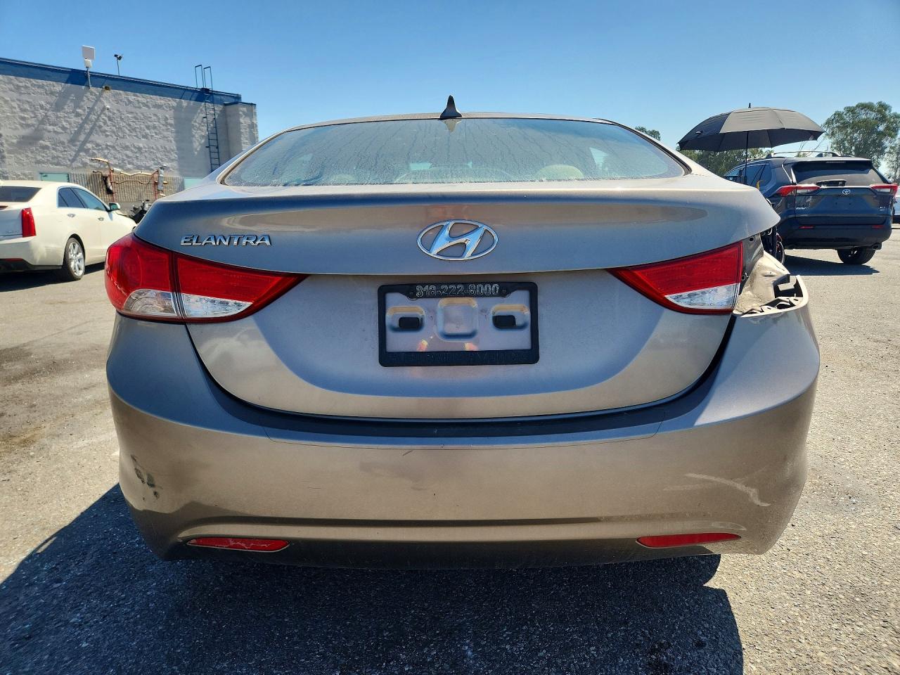 2013 Hyundai Elantra Gls Желто-коричневый vin: 5NPDH4AE1DH254238