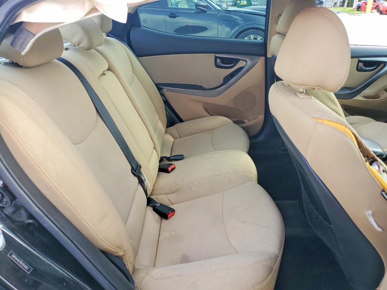 2013 Hyundai Elantra Gls Black vin: 5NPDH4AE1DH254563