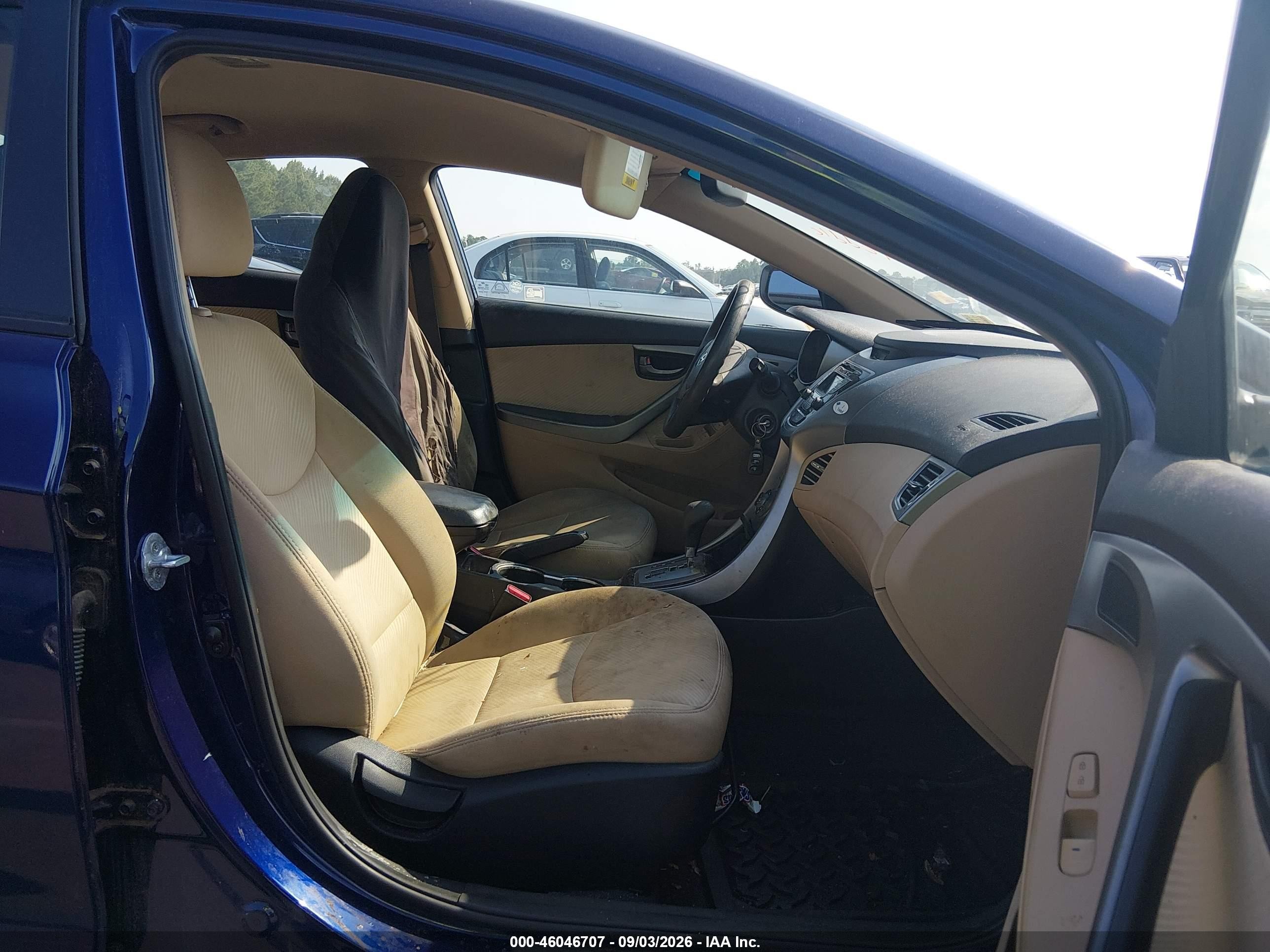 2013 Hyundai Elantra Gls Blue vin: 5NPDH4AE1DH254627