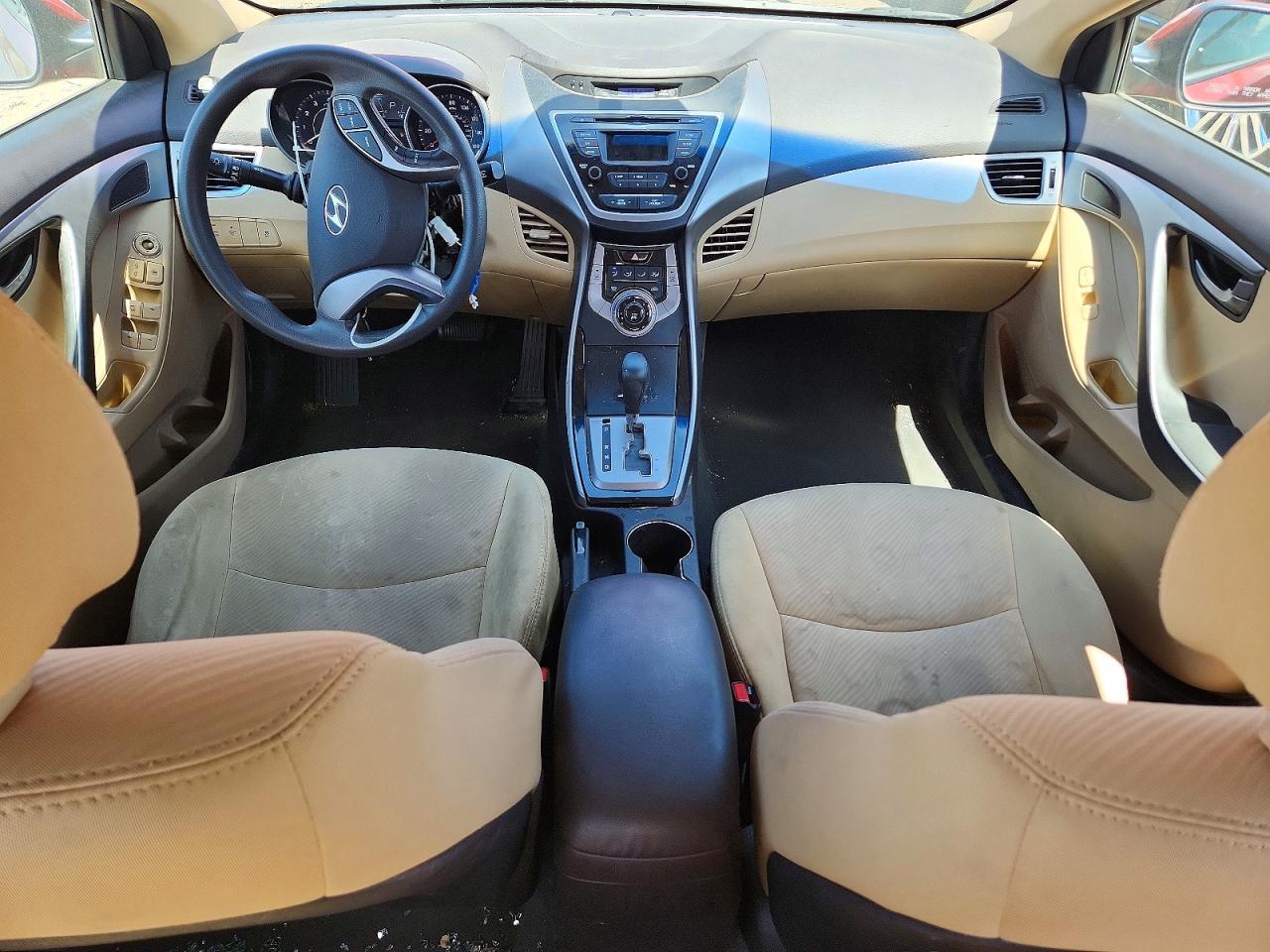 2013 Hyundai Elantra Gls Red vin: 5NPDH4AE1DH256099