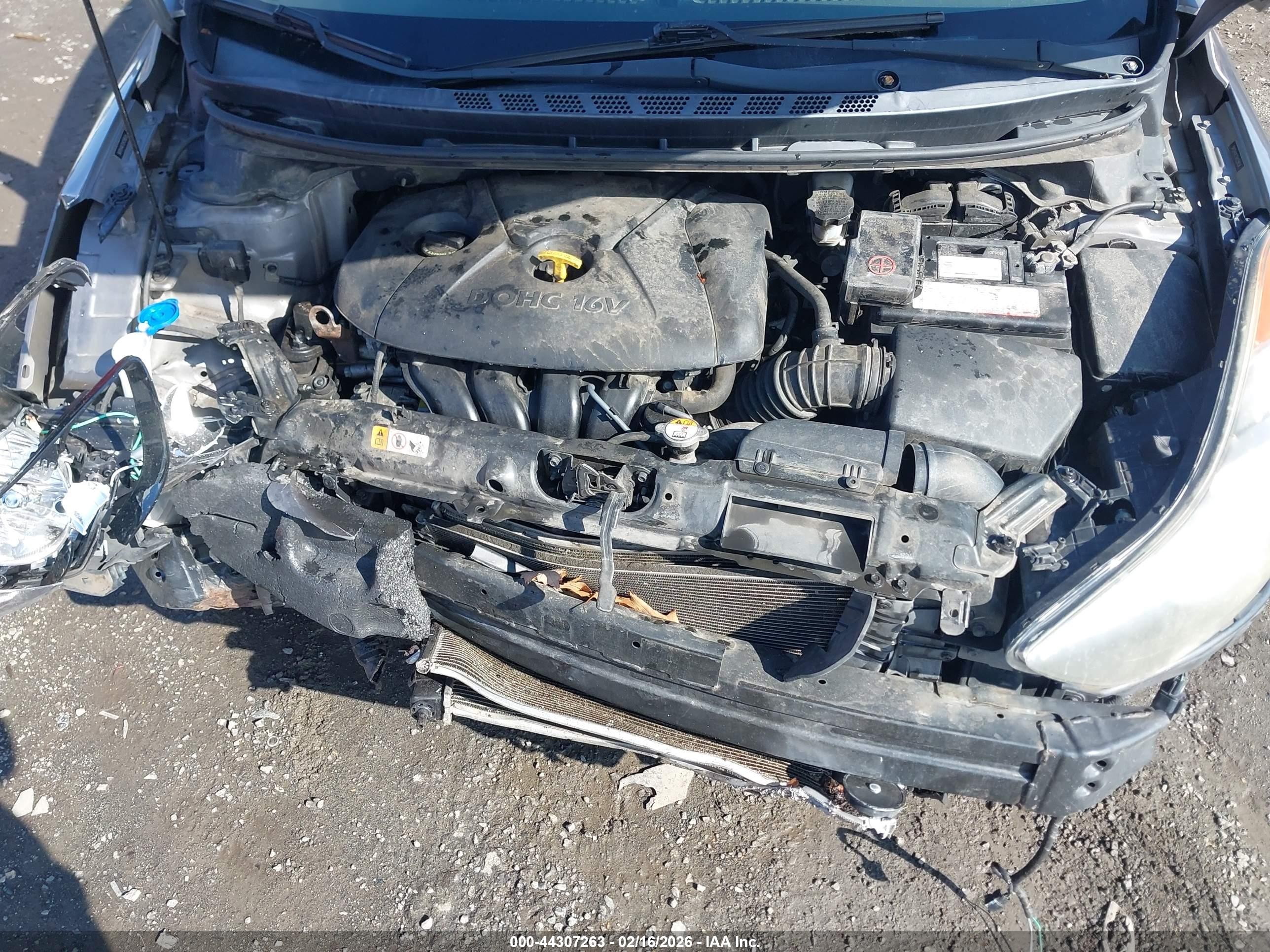 2013 Hyundai Elantra Gls Gray vin: 5NPDH4AE1DH258838