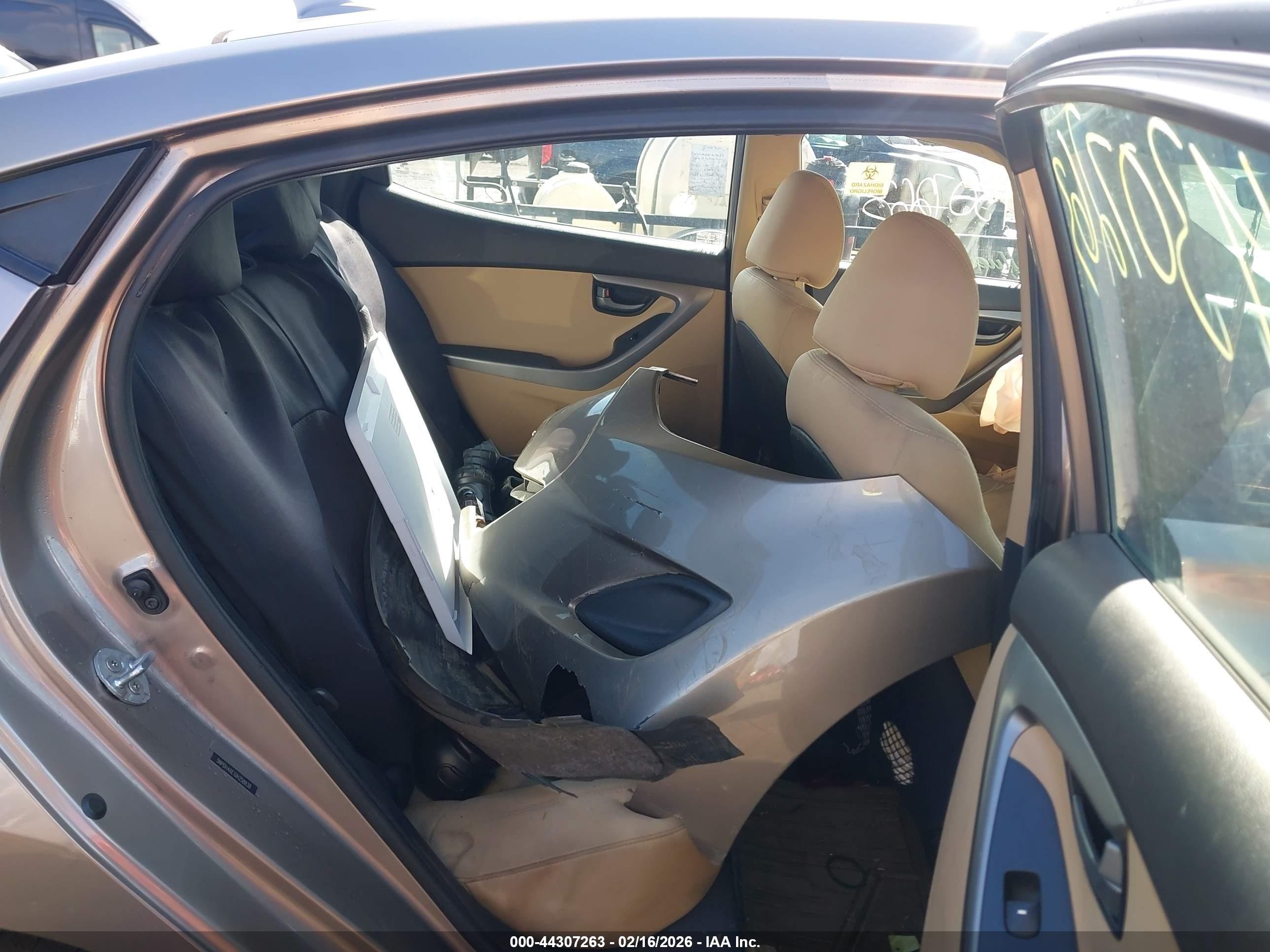 2013 Hyundai Elantra Gls Gray vin: 5NPDH4AE1DH258838