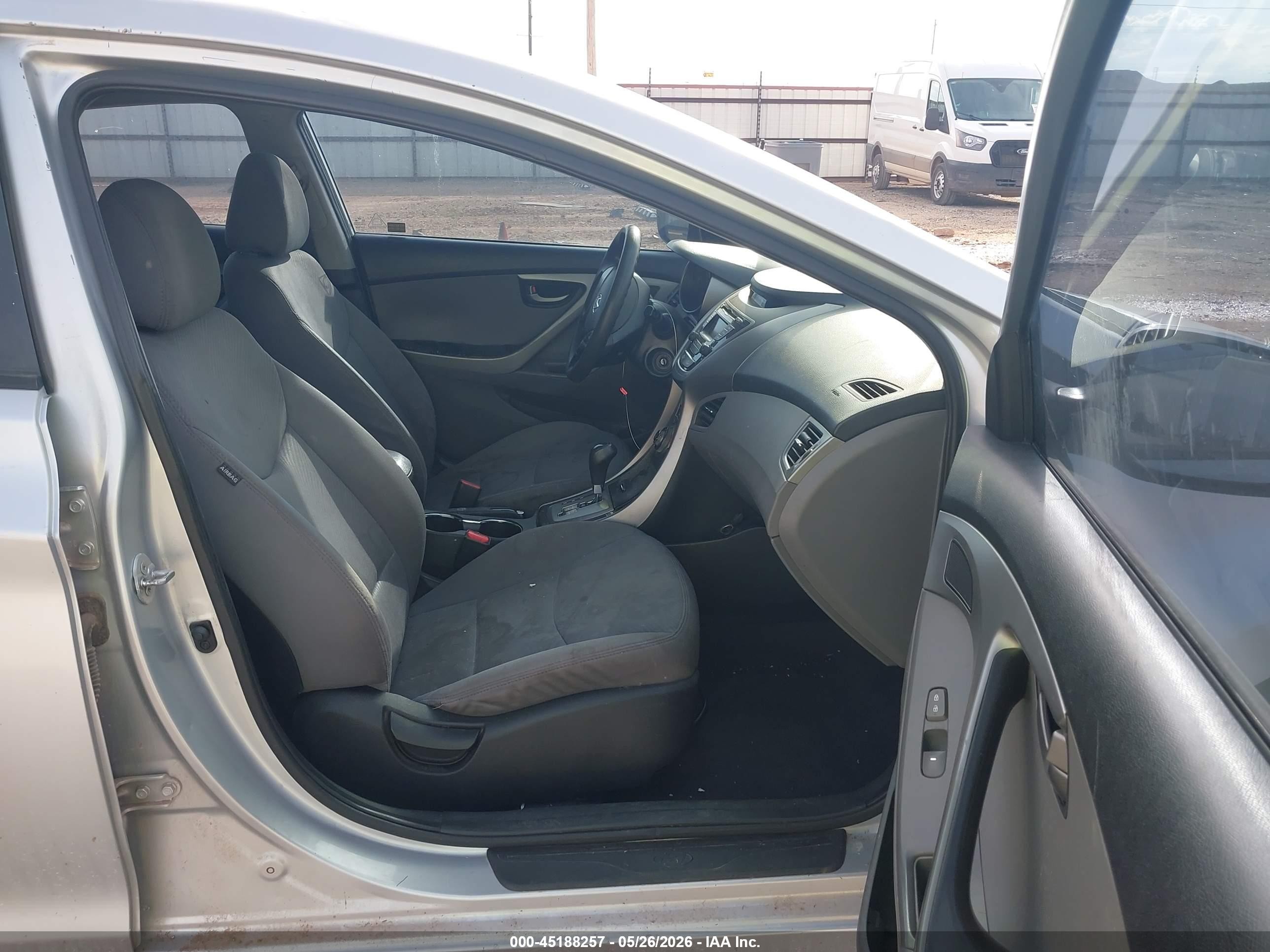 2013 Hyundai Elantra Gls Silver vin: 5NPDH4AE1DH265014