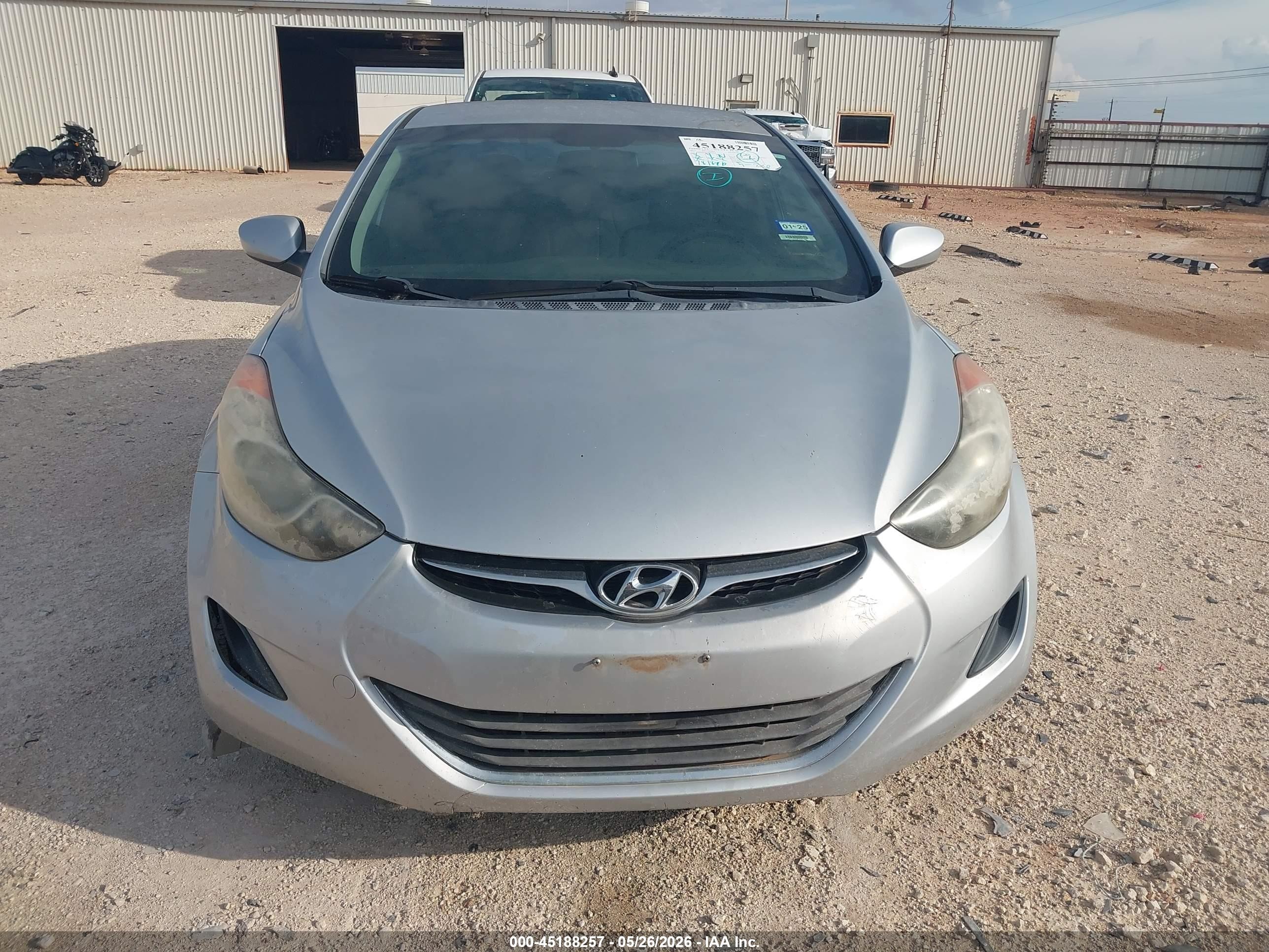 2013 Hyundai Elantra Gls Silver vin: 5NPDH4AE1DH265014