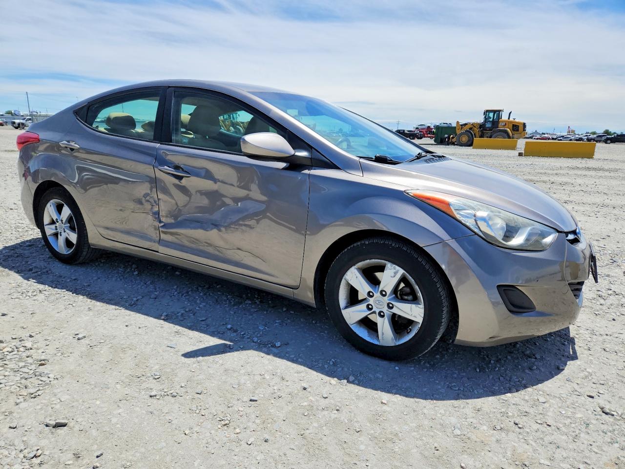 2013 Hyundai Elantra Gls Brown vin: 5NPDH4AE1DH270228