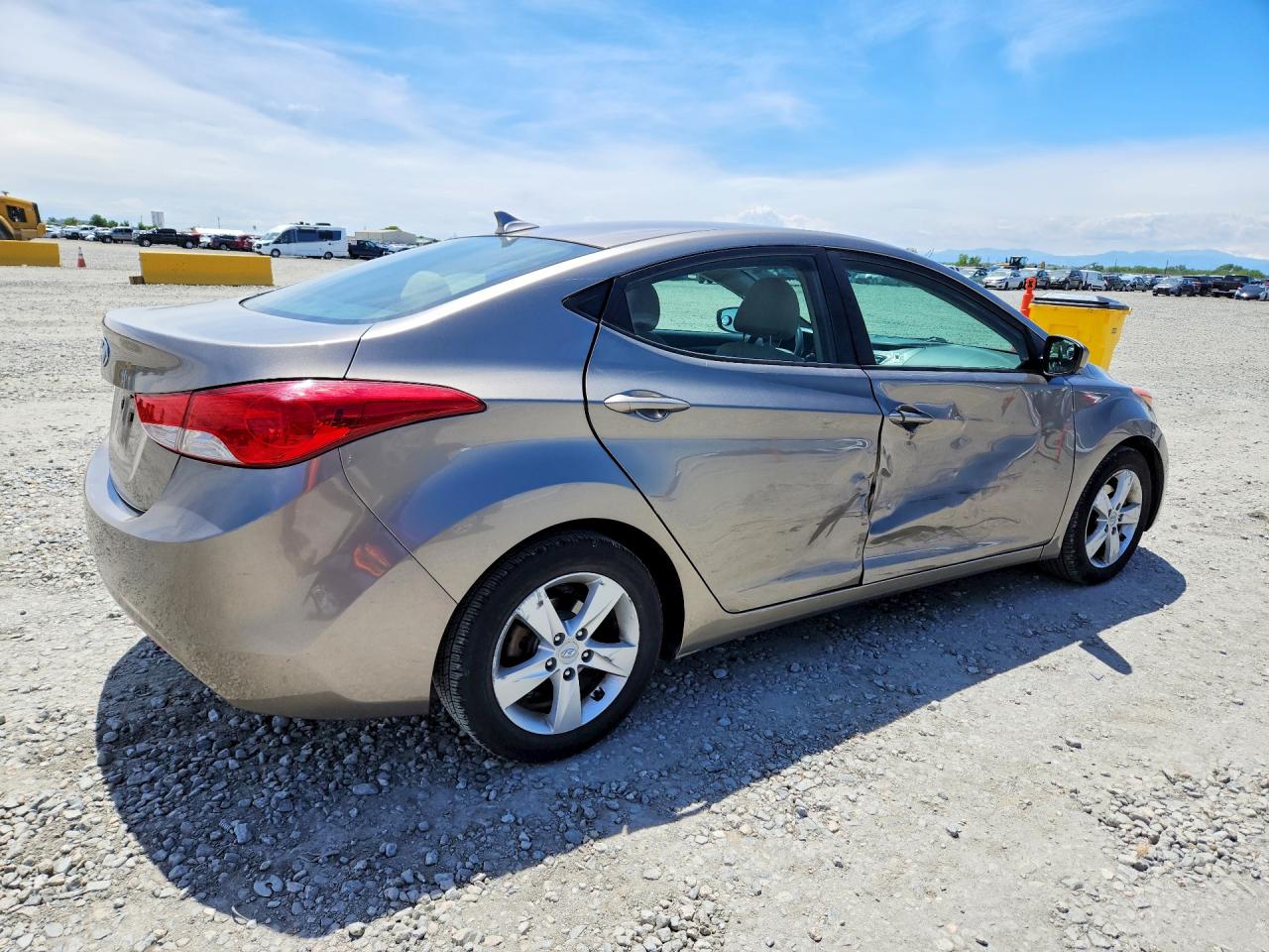 2013 Hyundai Elantra Gls Brown vin: 5NPDH4AE1DH270228
