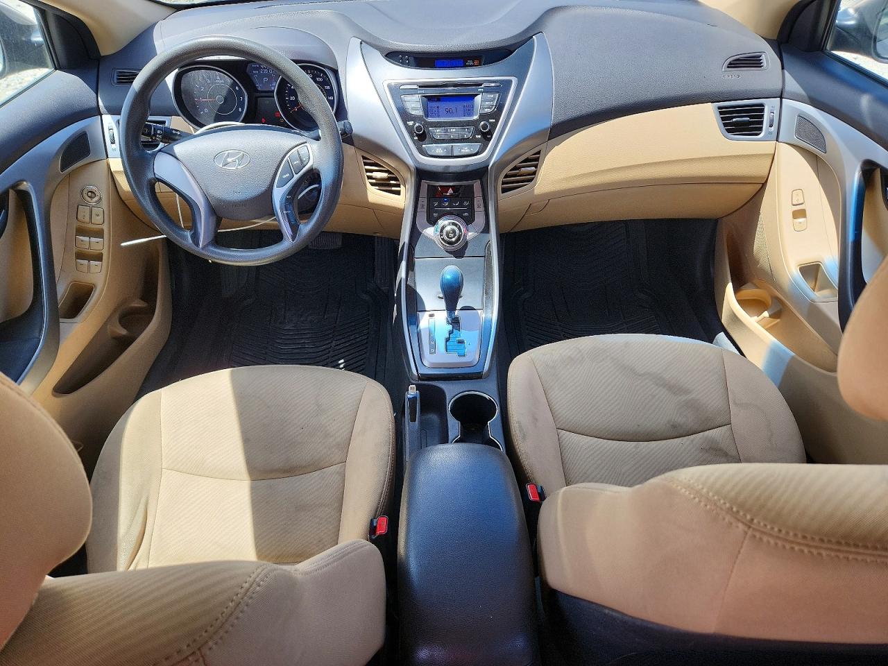 2013 Hyundai Elantra Gls Brown vin: 5NPDH4AE1DH270228