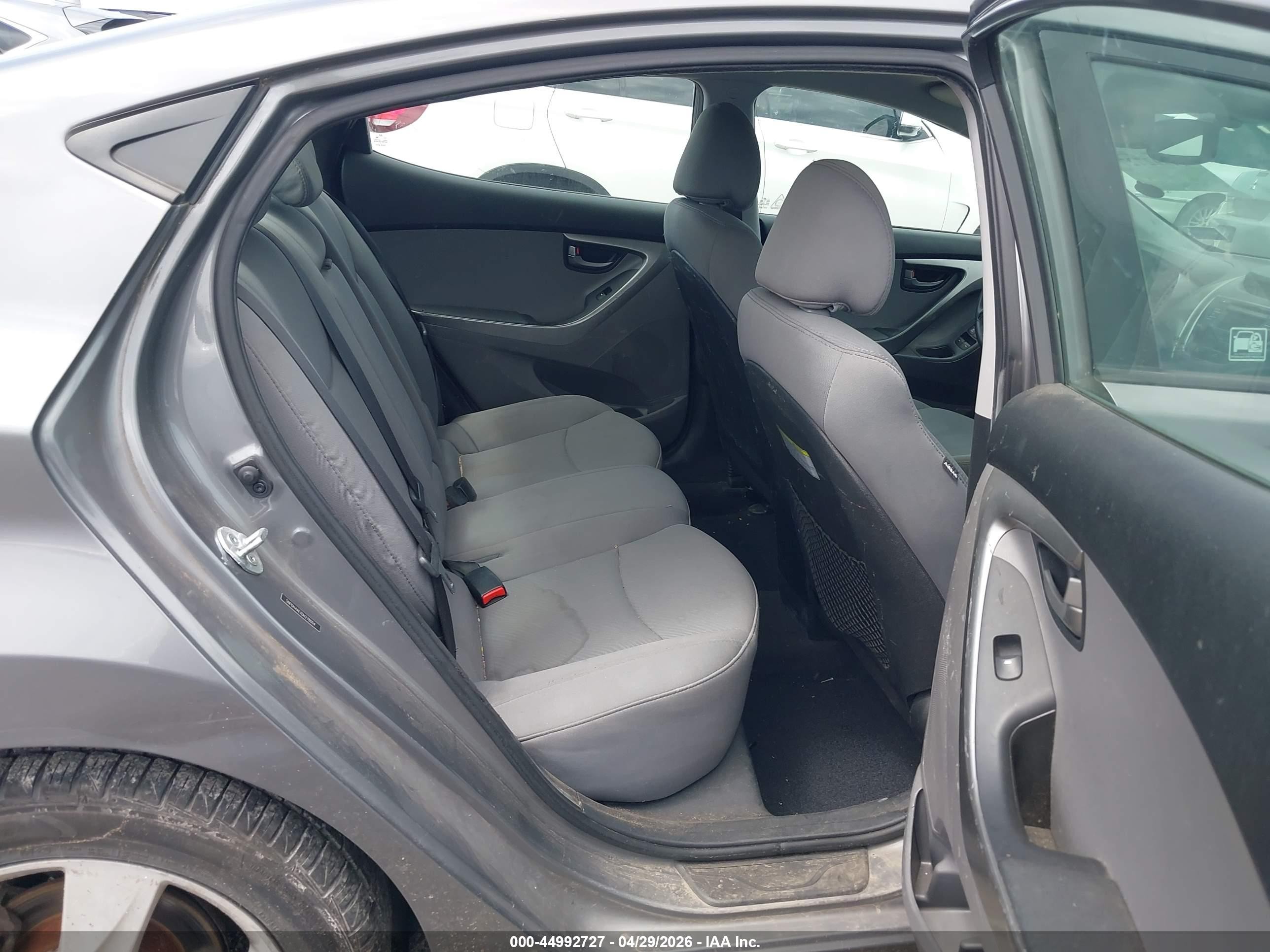2013 Hyundai Elantra Gls Gray vin: 5NPDH4AE1DH278054
