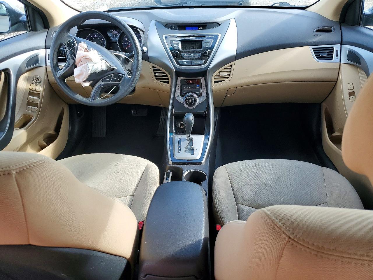 2013 Hyundai Elantra Gls Beige vin: 5NPDH4AE1DH278880