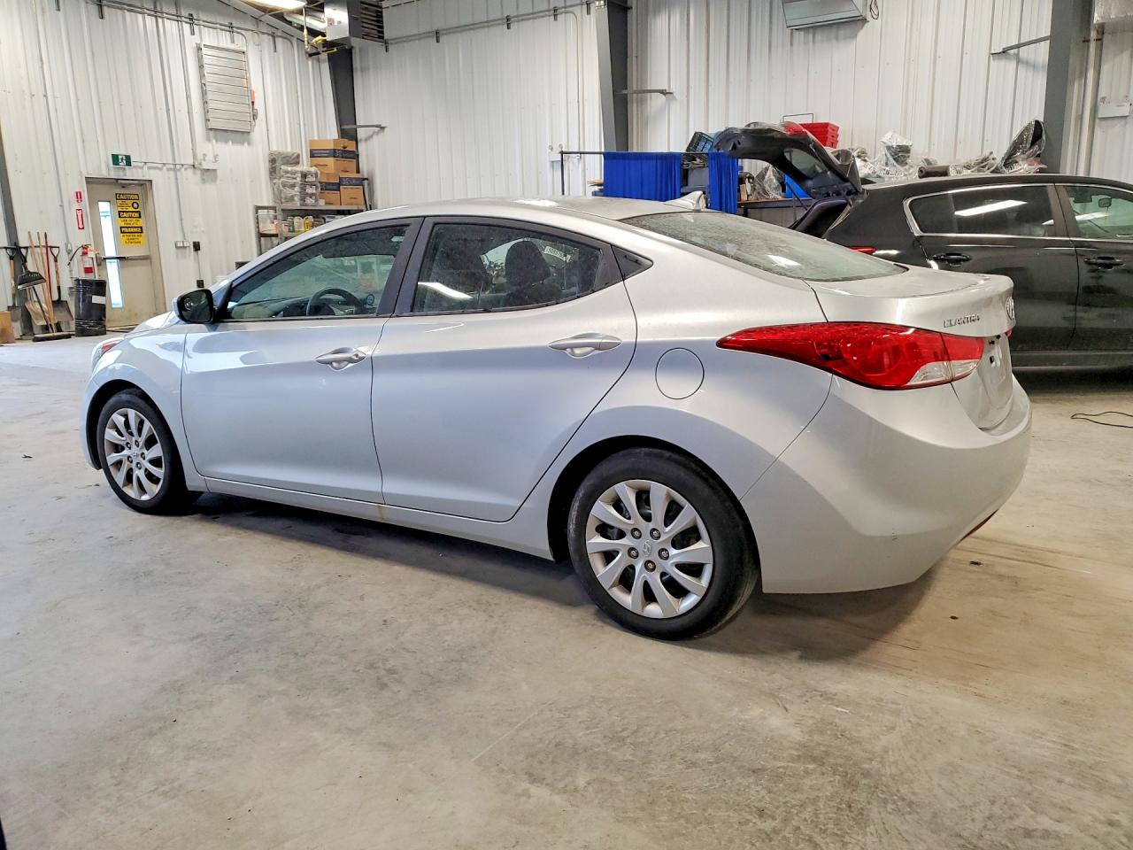 2013 Hyundai Elantra Gls Gray vin: 5NPDH4AE1DH282332