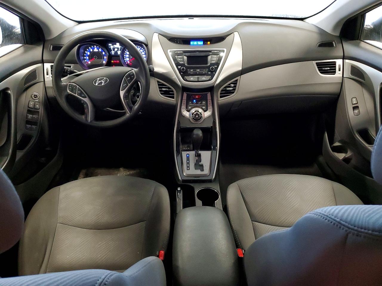2013 Hyundai Elantra Gls Gray vin: 5NPDH4AE1DH282332