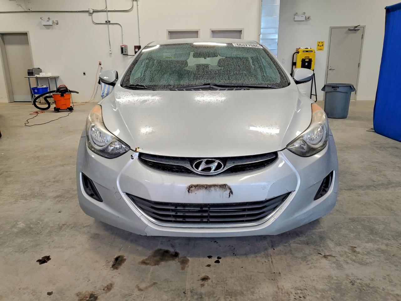 2013 Hyundai Elantra Gls Gray vin: 5NPDH4AE1DH282332