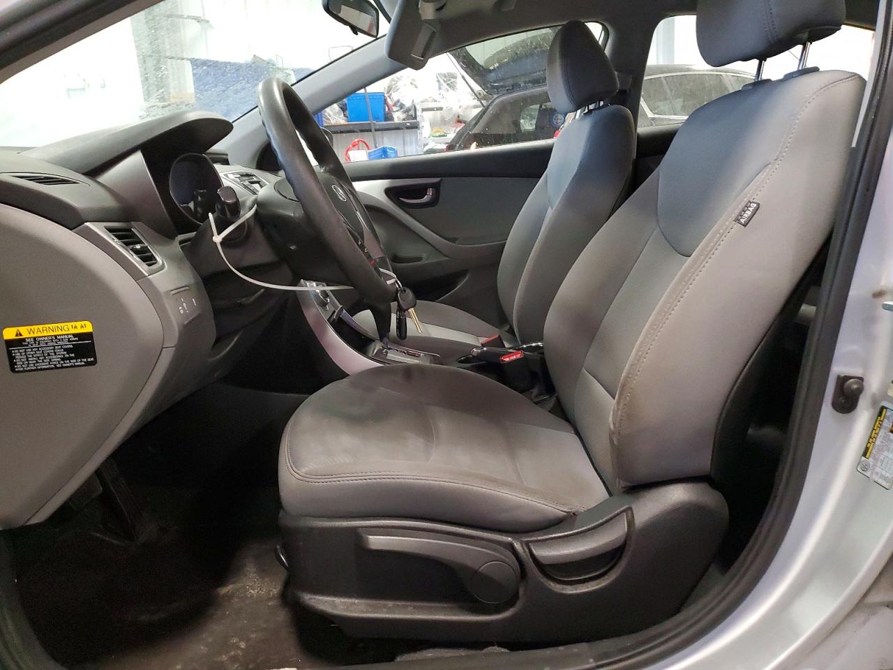 2013 Hyundai Elantra Gls Gray vin: 5NPDH4AE1DH282332