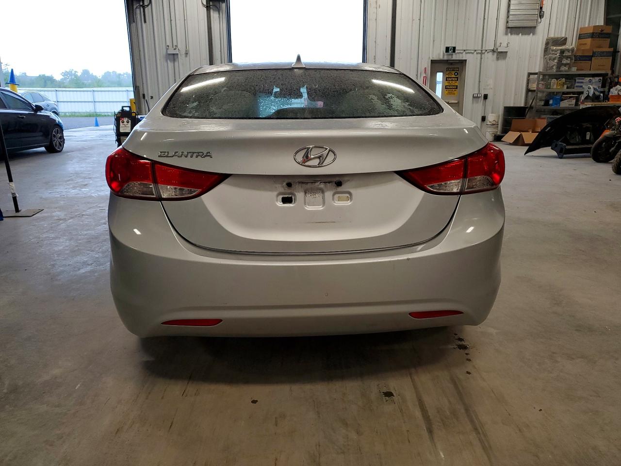 2013 Hyundai Elantra Gls Gray vin: 5NPDH4AE1DH282332