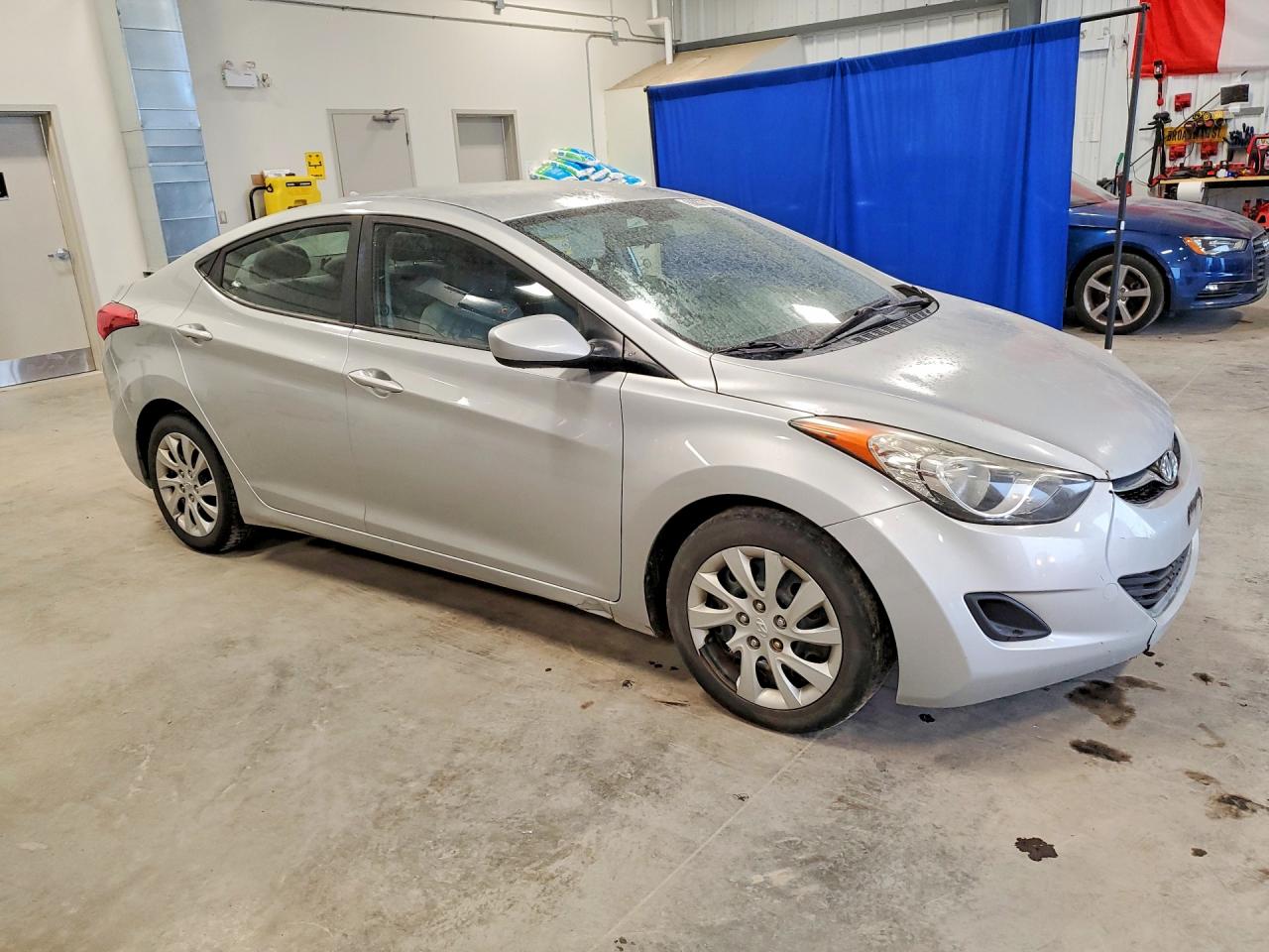 2013 Hyundai Elantra Gls Gray vin: 5NPDH4AE1DH282332