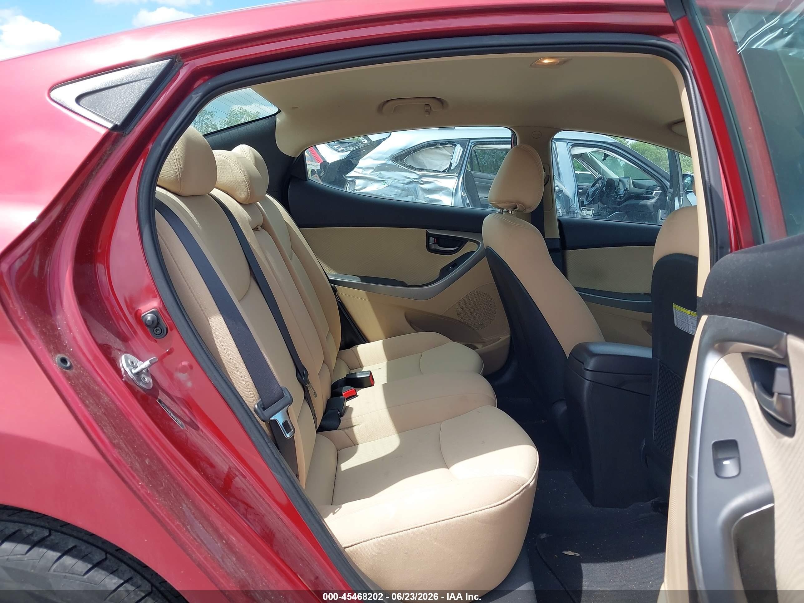 2013 Hyundai Elantra Gls Красный vin: 5NPDH4AE1DH282735