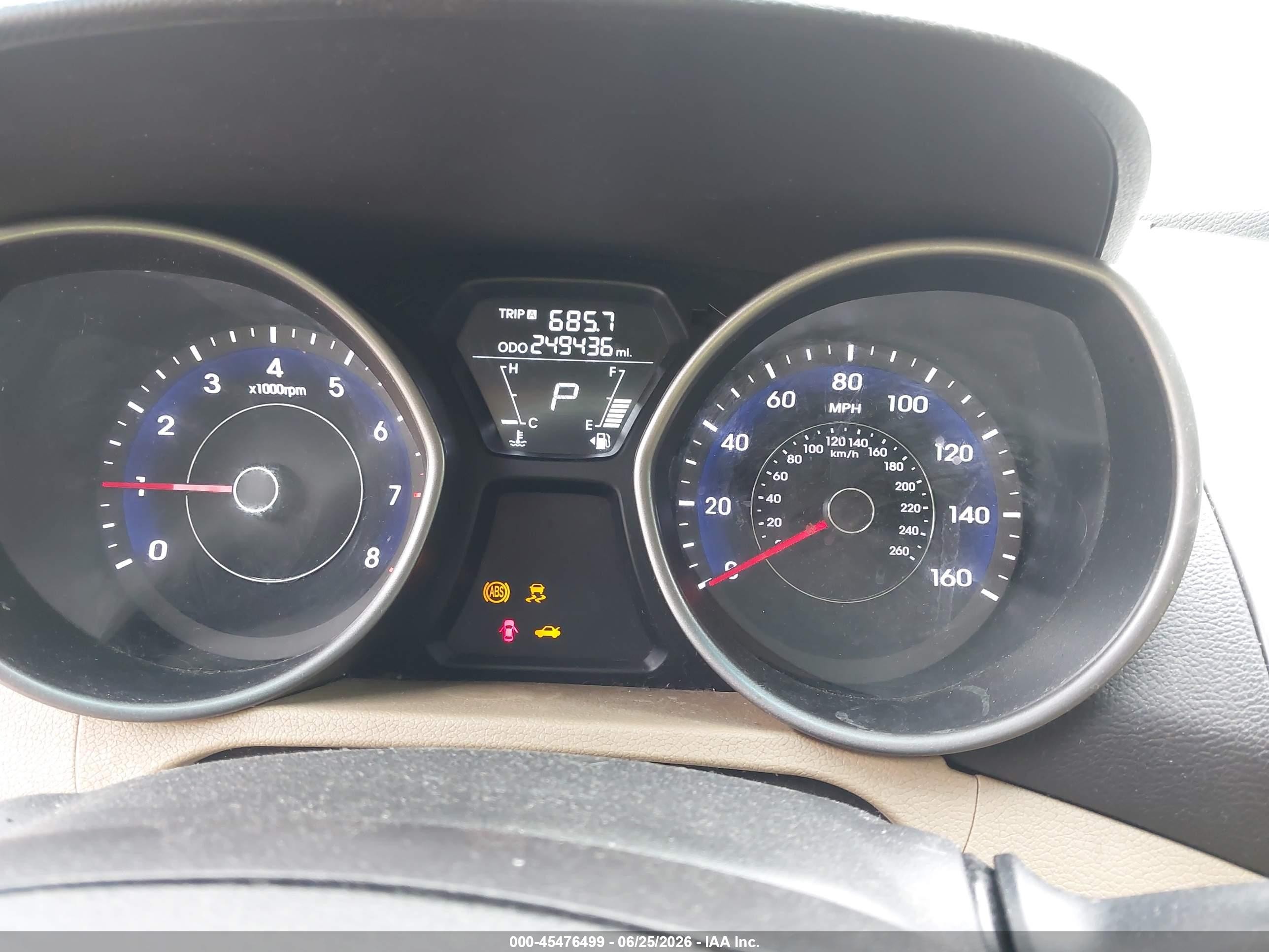 2013 Hyundai Elantra Gls Blue vin: 5NPDH4AE1DH293301