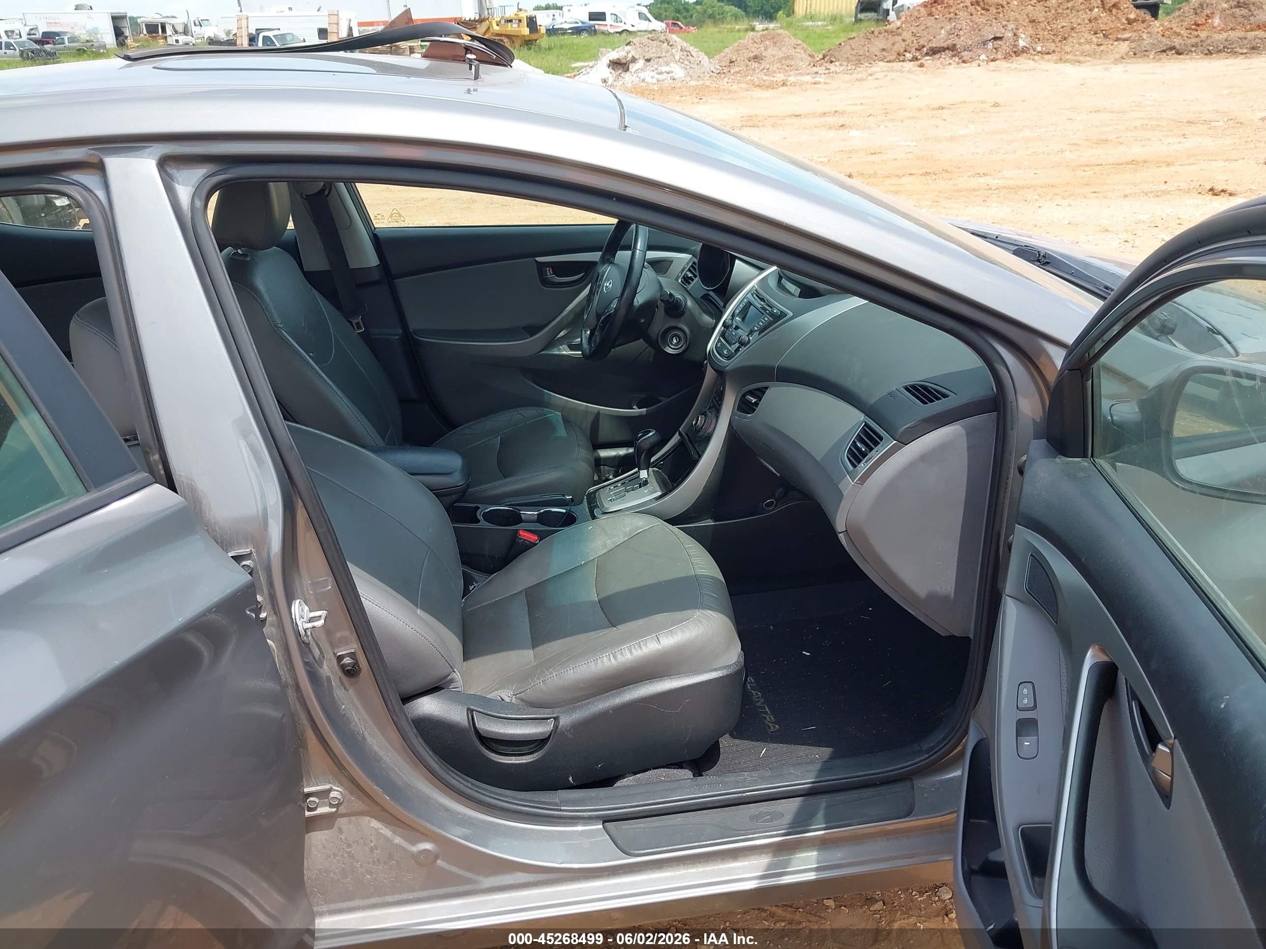 2013 Hyundai Elantra Limited Black vin: 5NPDH4AE1DH298997