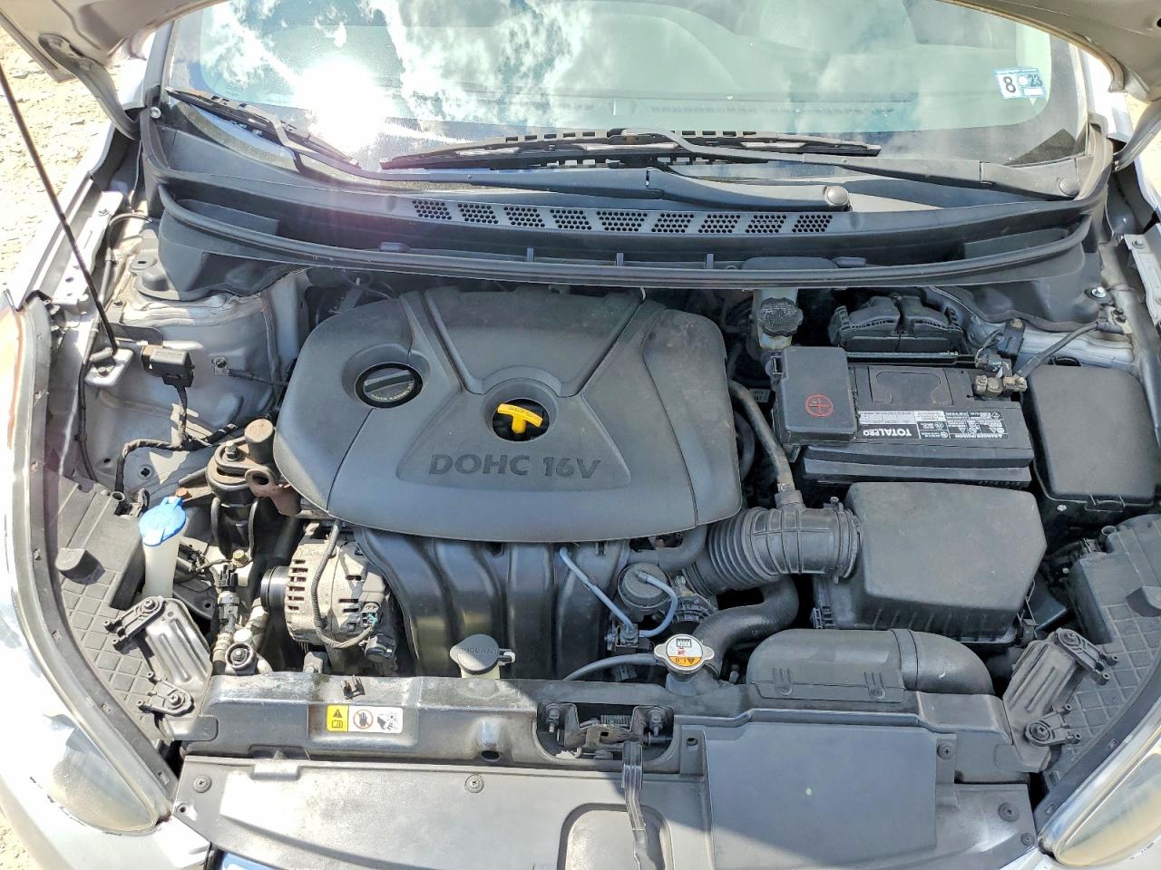2013 Hyundai Elantra Gls Silver vin: 5NPDH4AE1DH300666