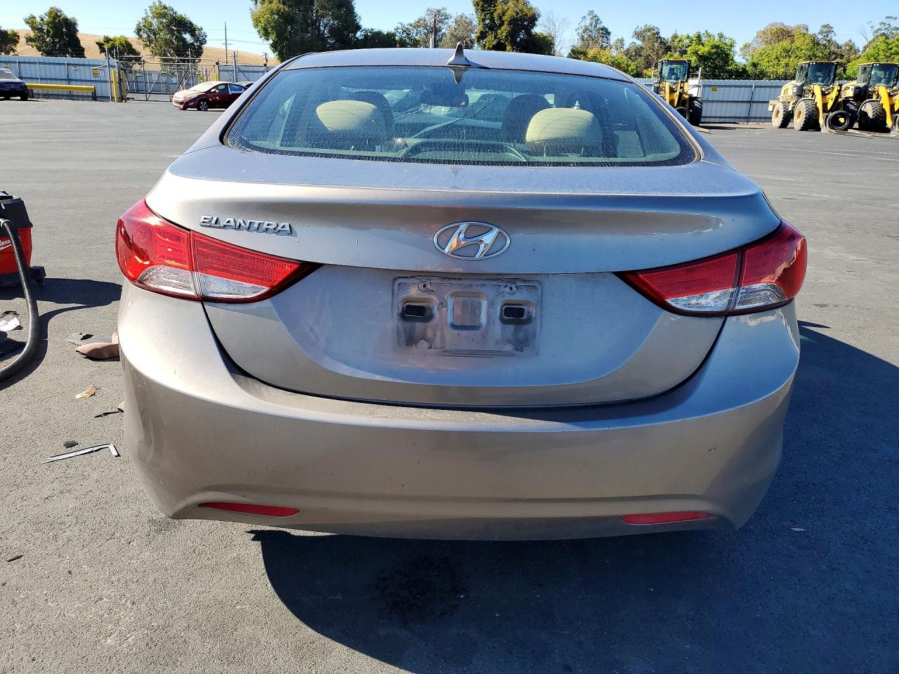 2013 Hyundai Elantra Gls Silver vin: 5NPDH4AE1DH308167