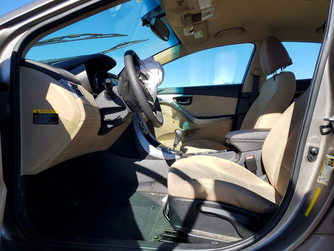 2013 Hyundai Elantra Gls Silver vin: 5NPDH4AE1DH308167