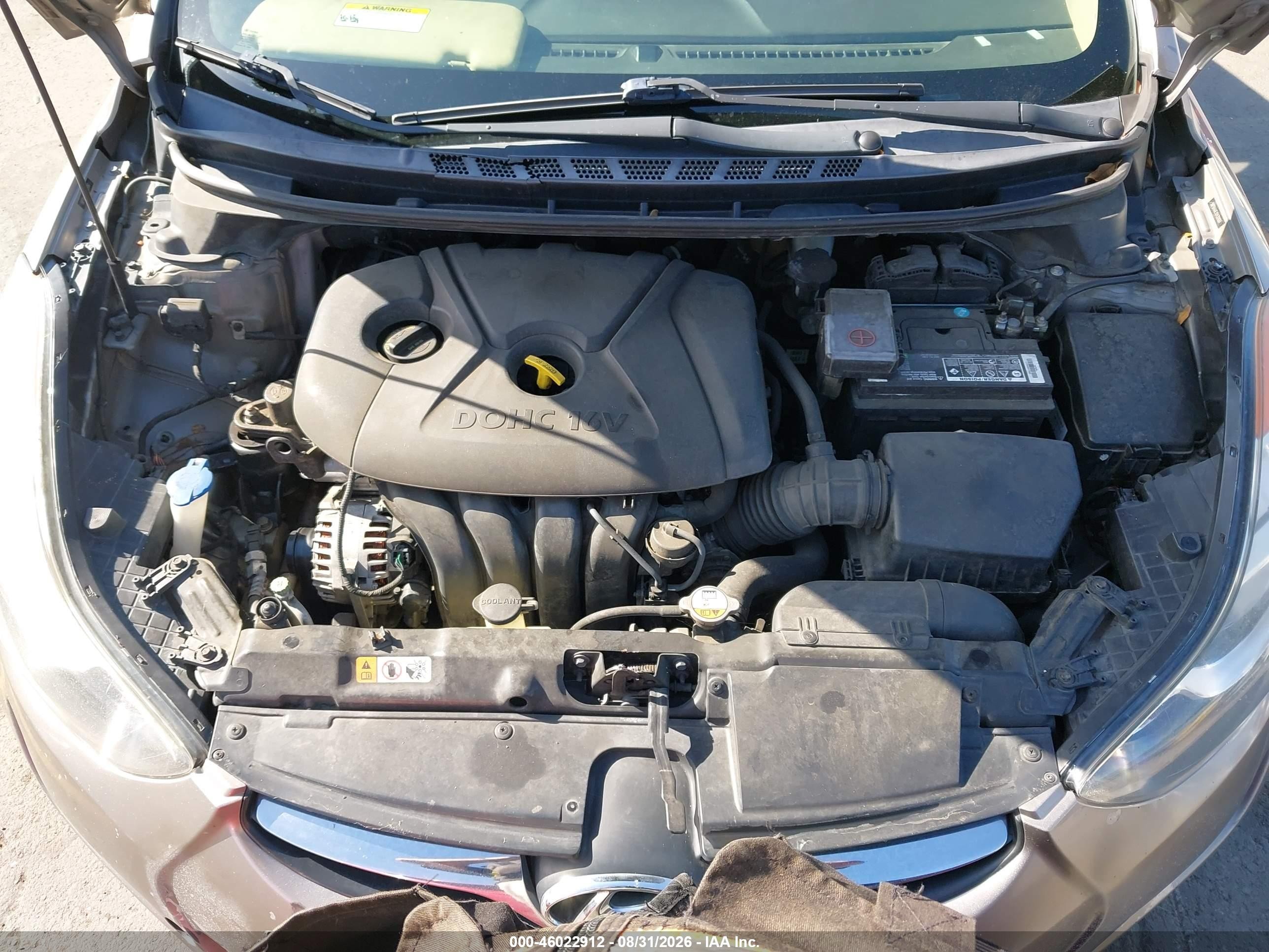 2013 Hyundai Elantra Gls Gold vin: 5NPDH4AE1DH309061