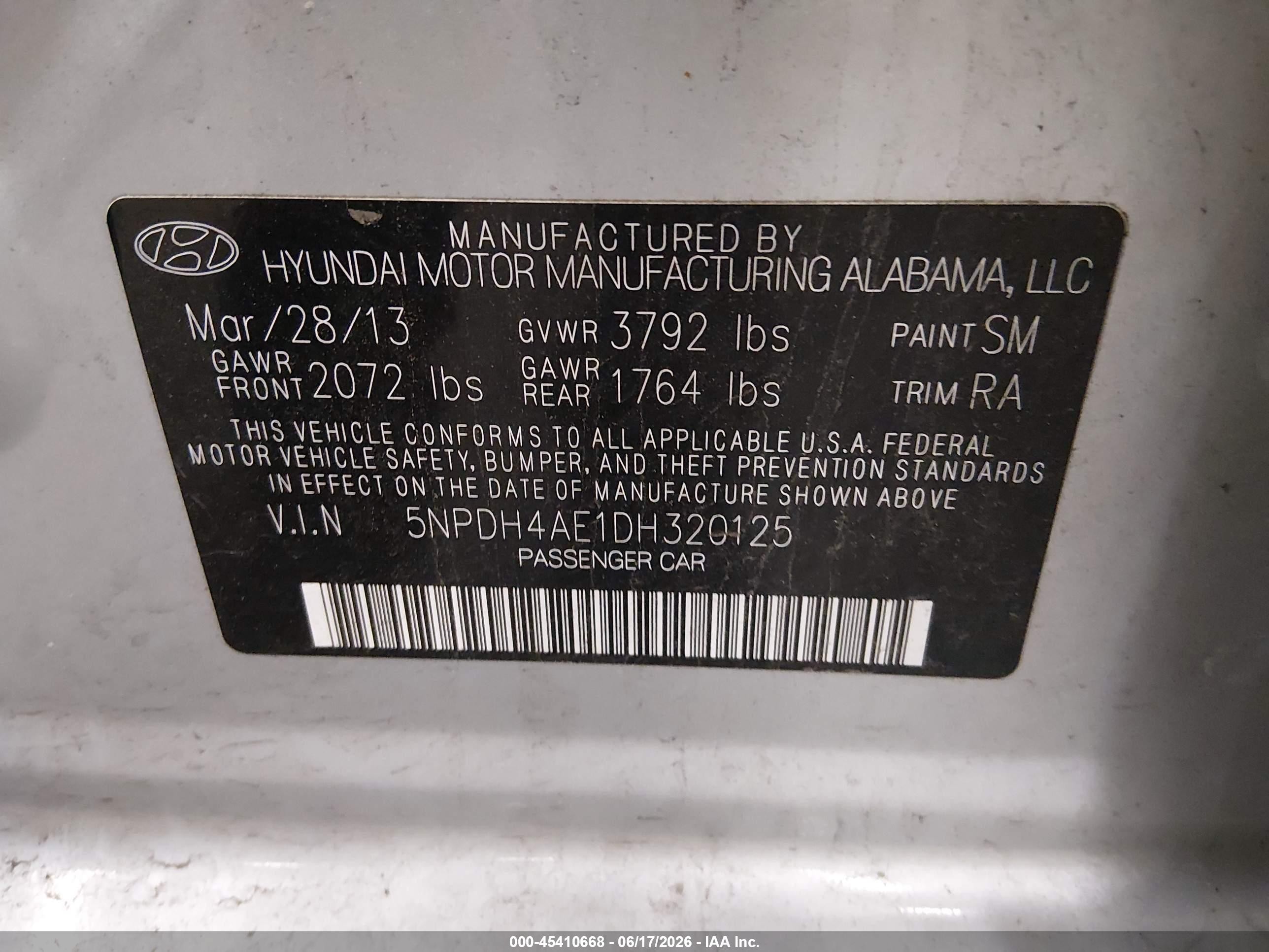 2013 Hyundai Elantra Gls Серебряный vin: 5NPDH4AE1DH320125