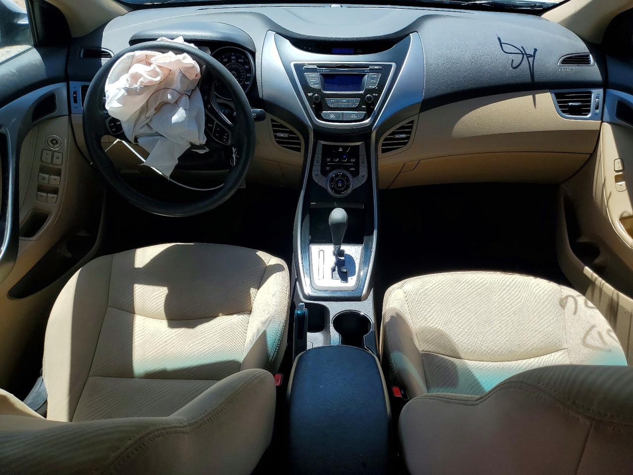 2013 Hyundai Elantra Gls White vin: 5NPDH4AE1DH334977