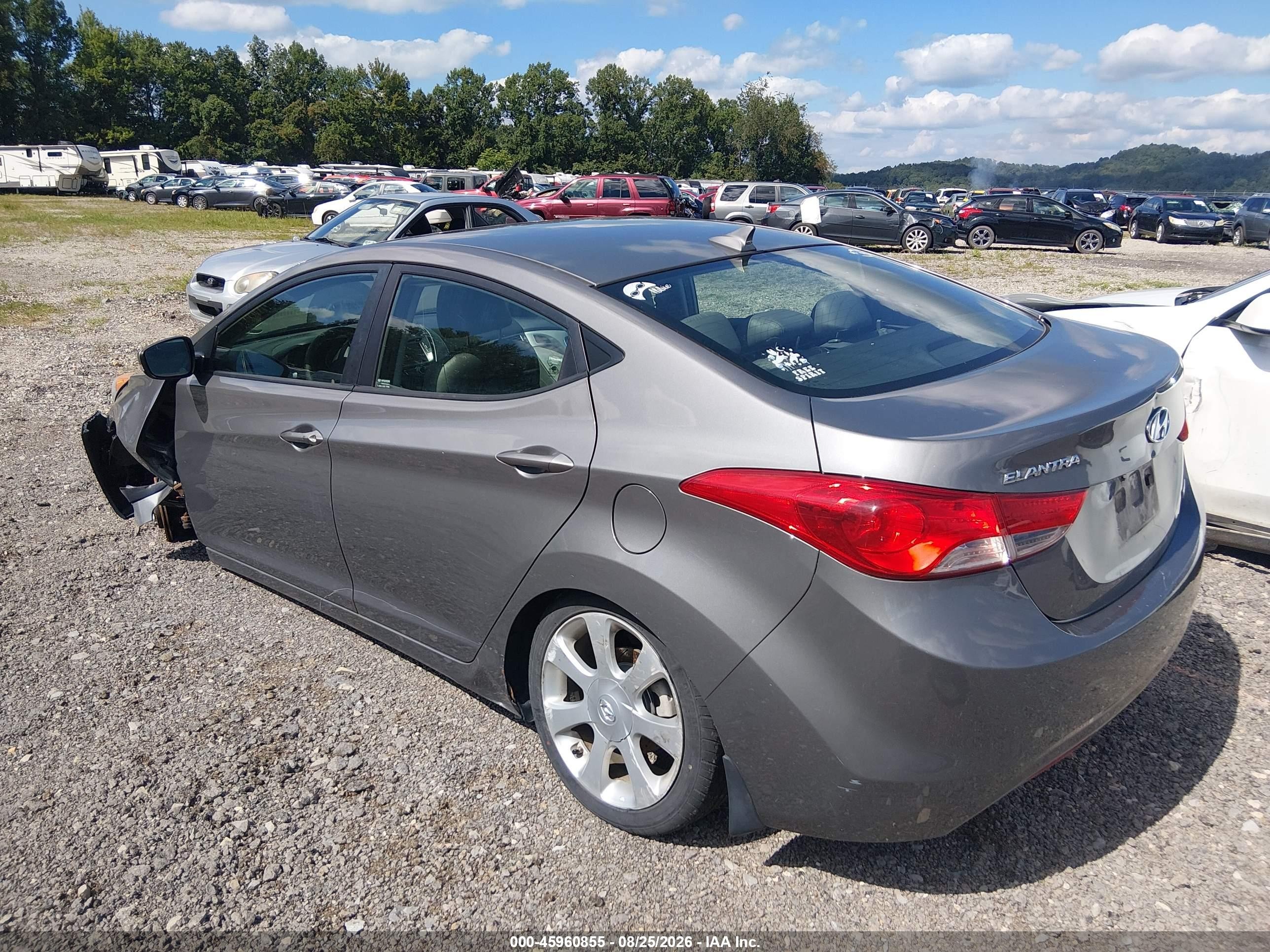 2013 Hyundai Elantra Limited Brown vin: 5NPDH4AE1DH336566