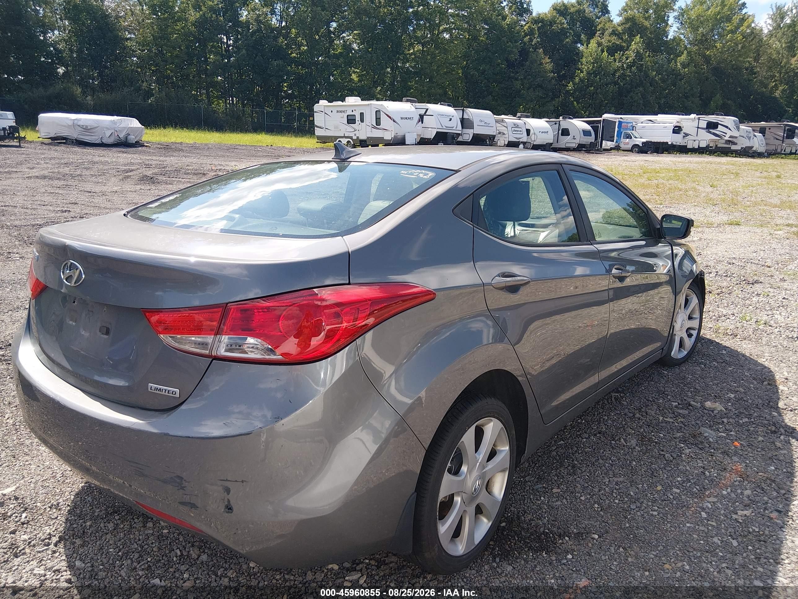2013 Hyundai Elantra Limited Brown vin: 5NPDH4AE1DH336566