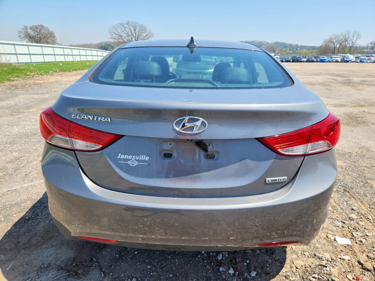 2013 Hyundai Elantra Limited Gray vin: 5NPDH4AE1DH342660