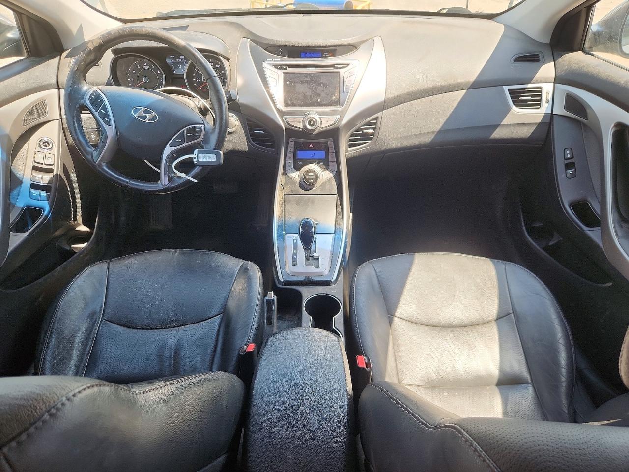 2013 Hyundai Elantra Limited Gray vin: 5NPDH4AE1DH342660