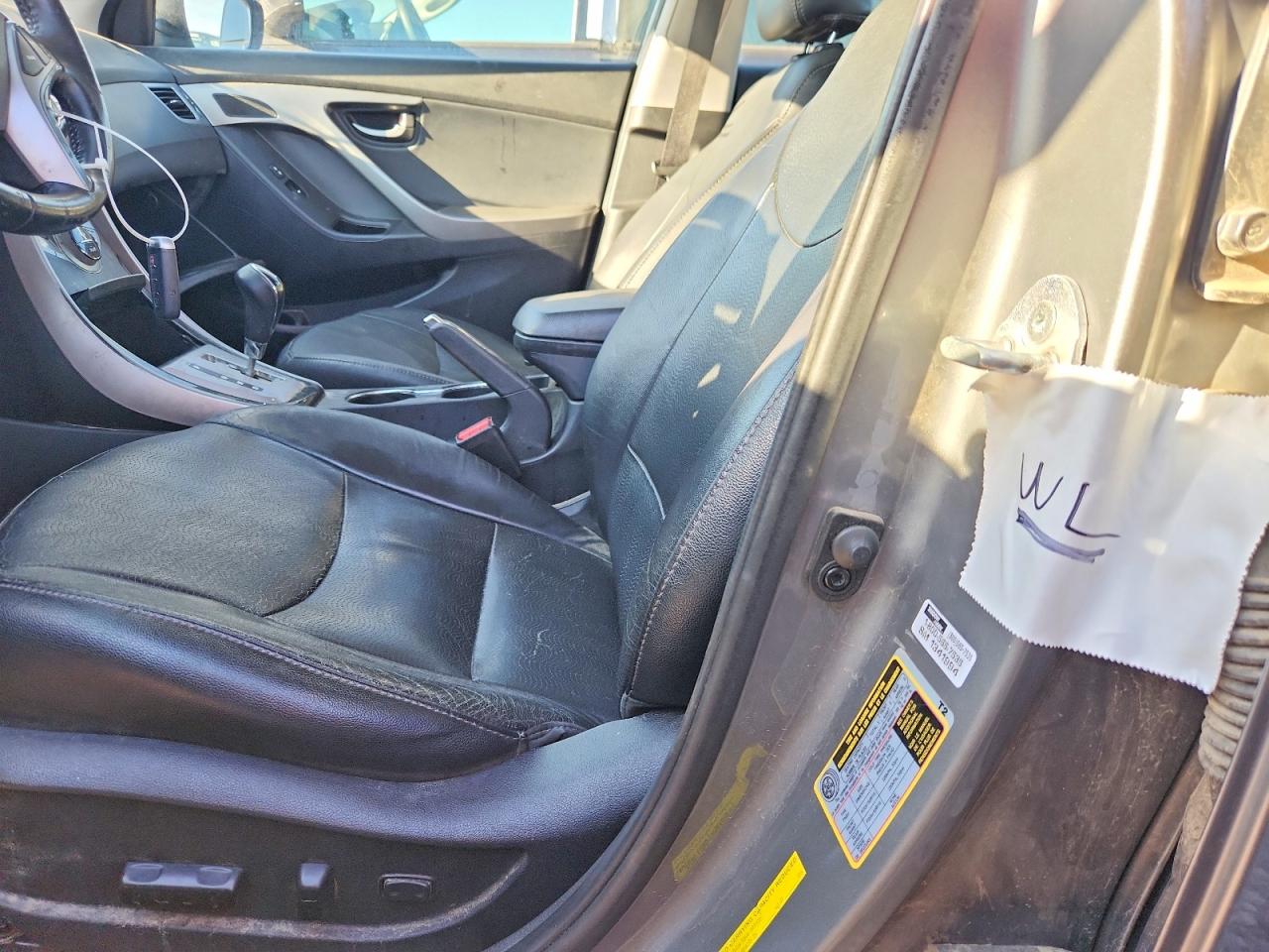 2013 Hyundai Elantra Limited Gray vin: 5NPDH4AE1DH342660