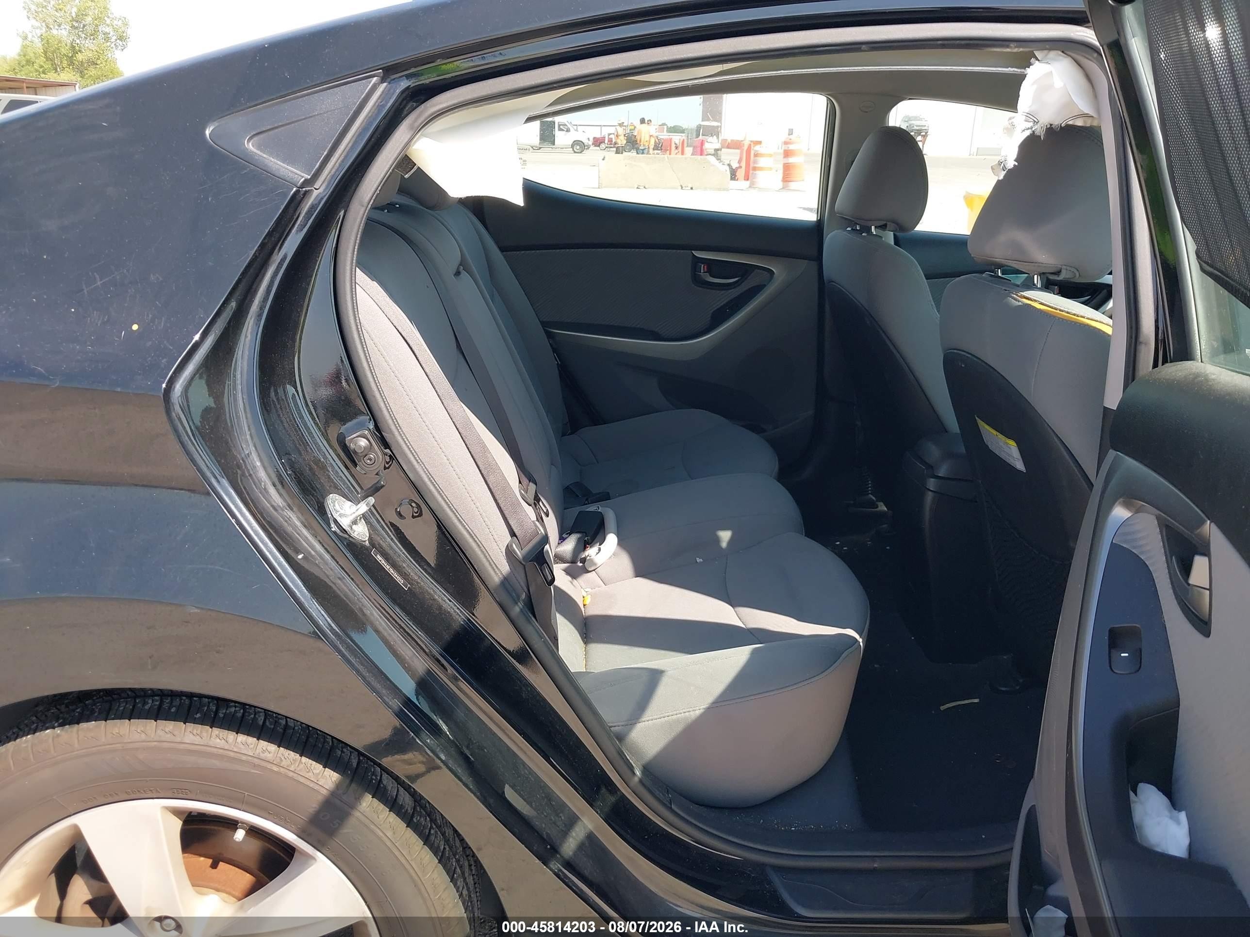 2013 Hyundai Elantra Gls Black vin: 5NPDH4AE1DH344215