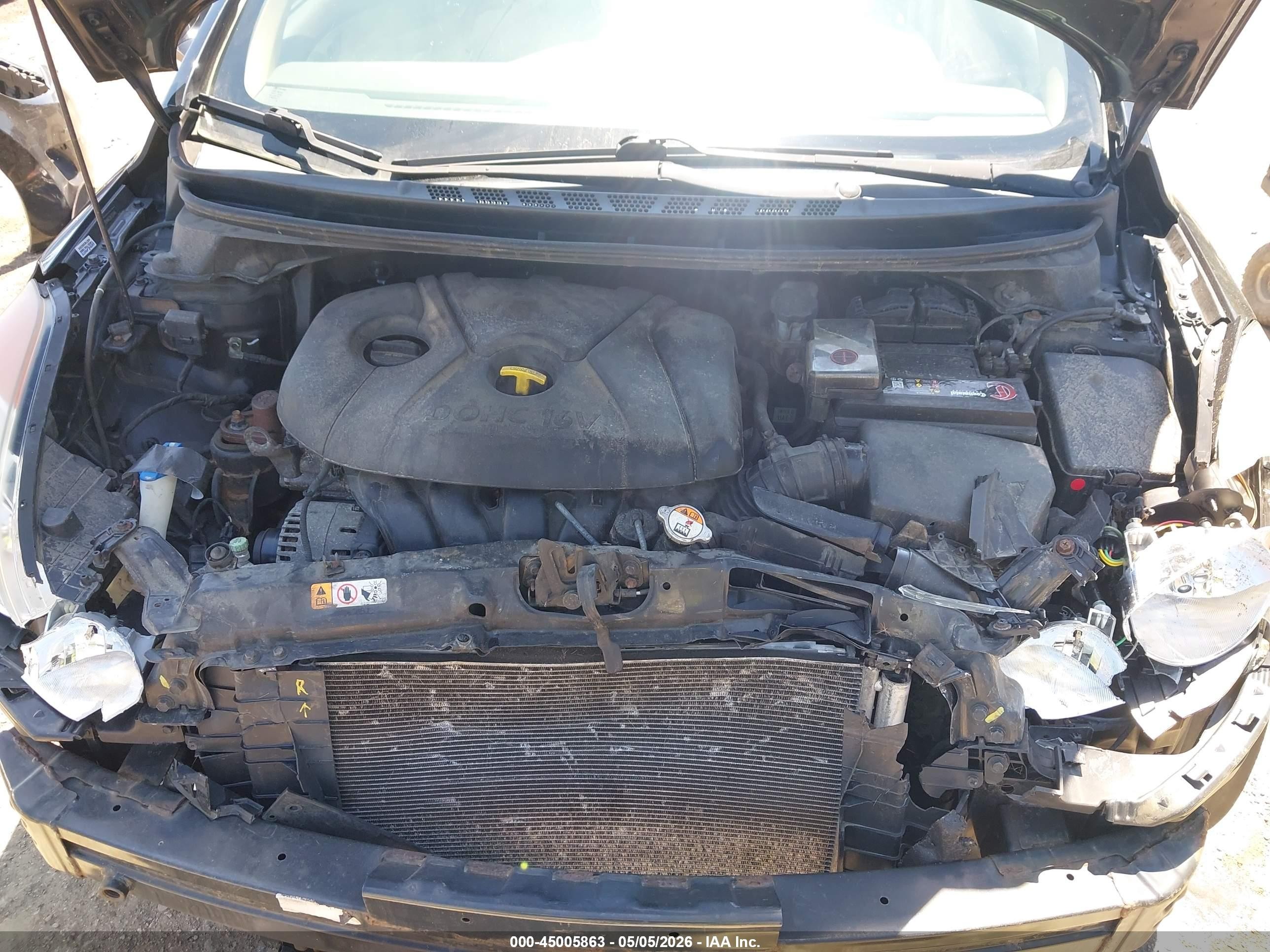 2013 Hyundai Elantra Gls Black vin: 5NPDH4AE1DH350449